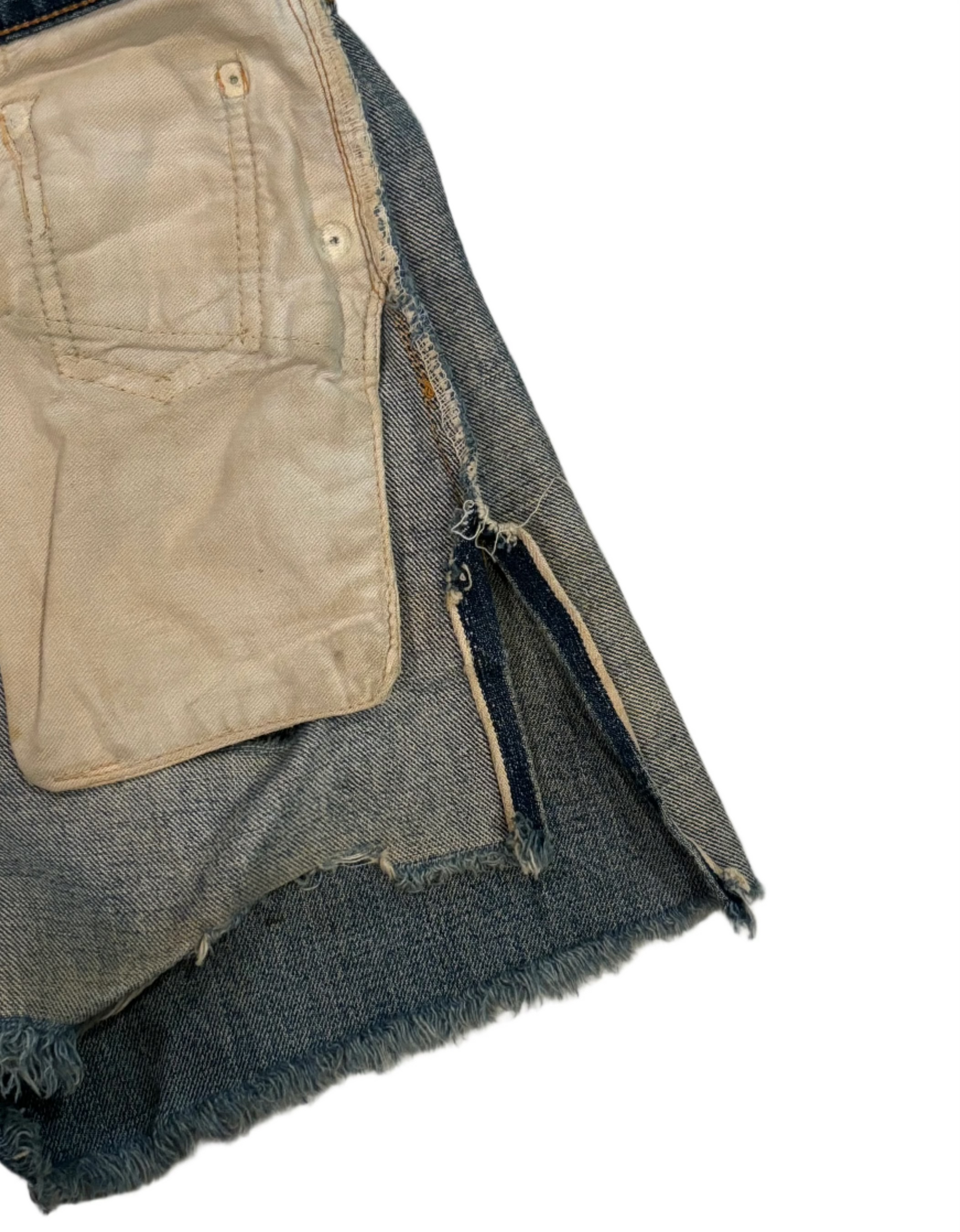 60s Vintage Levis 501 Selvedge Jean Shorts 30"