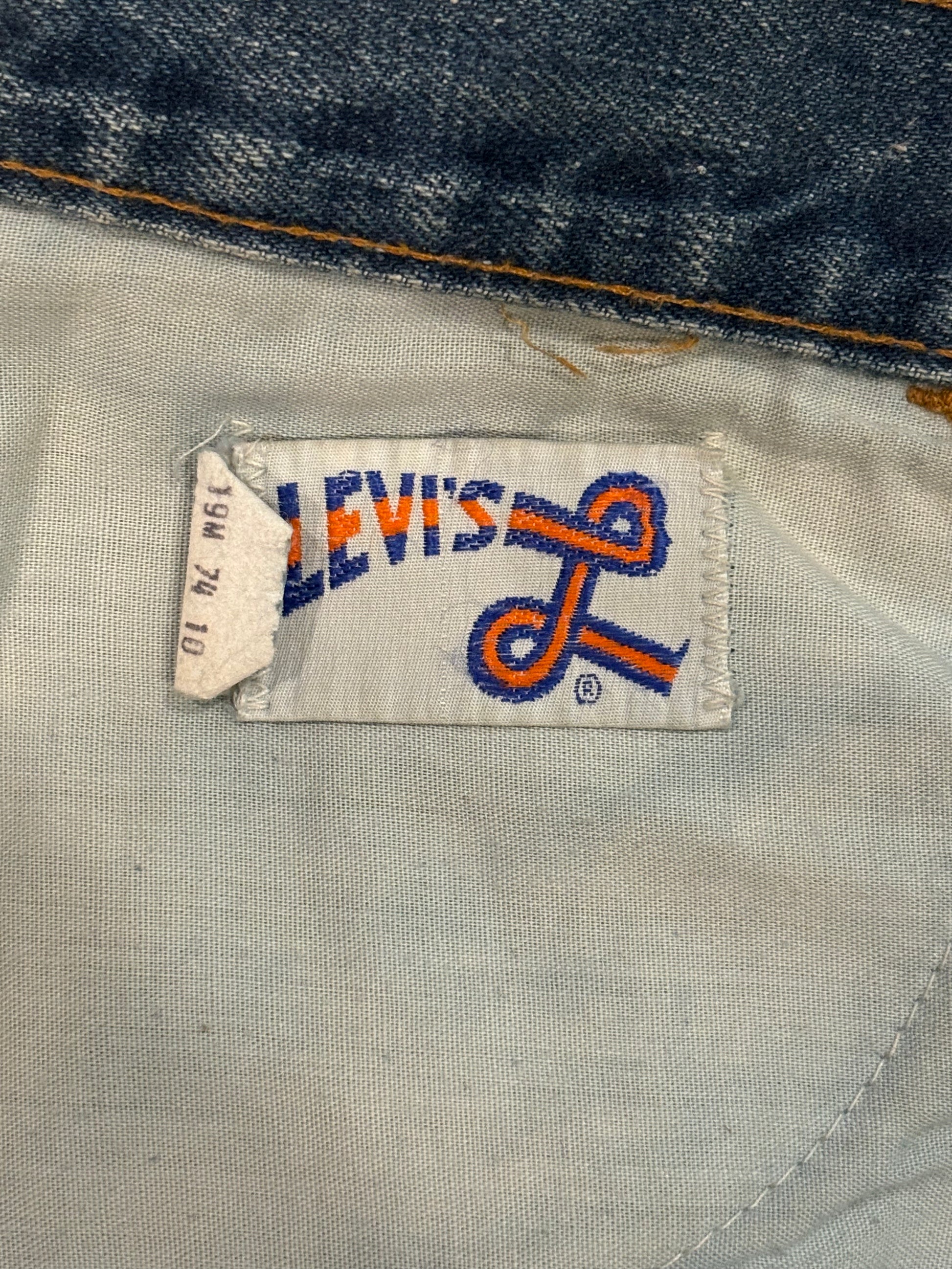 '74 Vintage Levis Org Tab Jean Shorts 30"