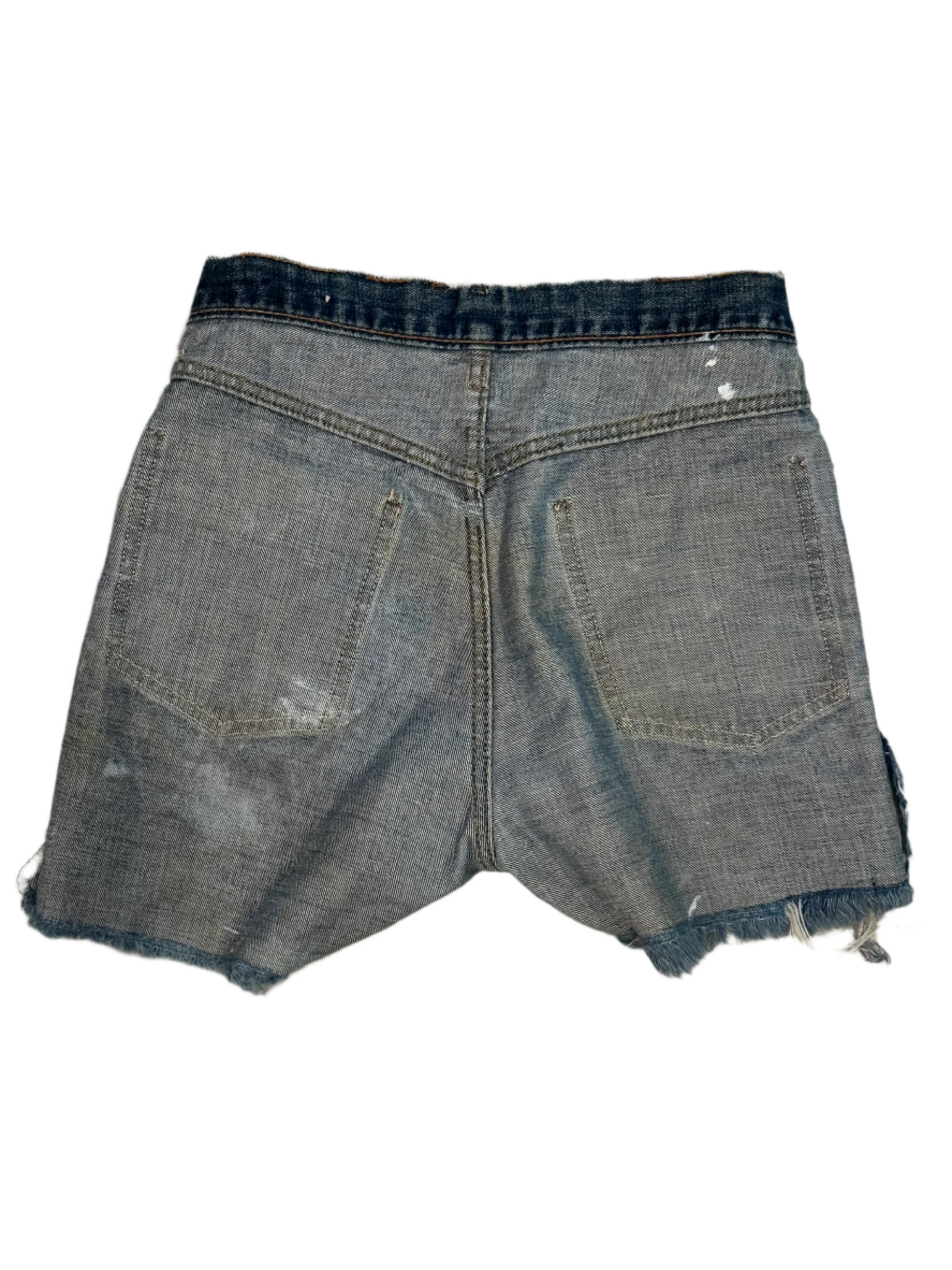 60s/70s Vintage Levis Distressed Jean Shorts 28"