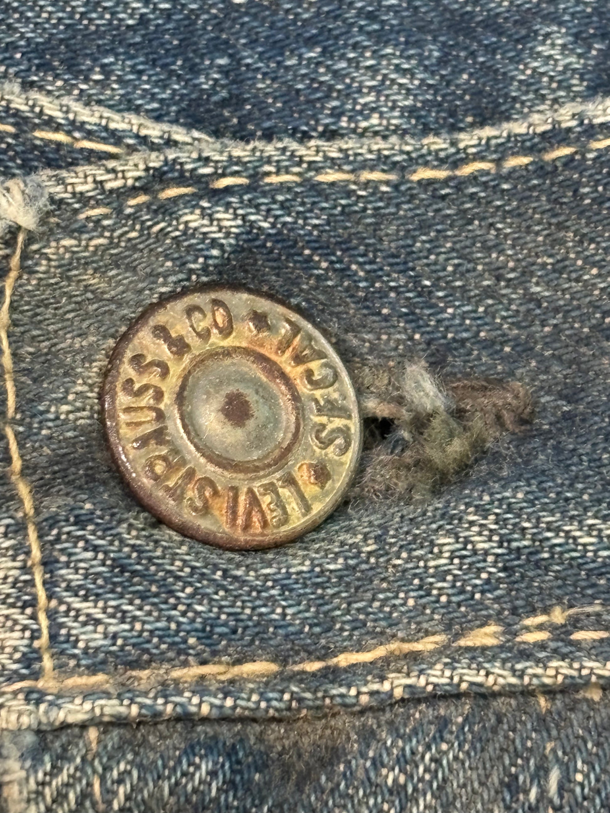 60s Vintage Levis 501 Selvedge Jean Shorts 32"