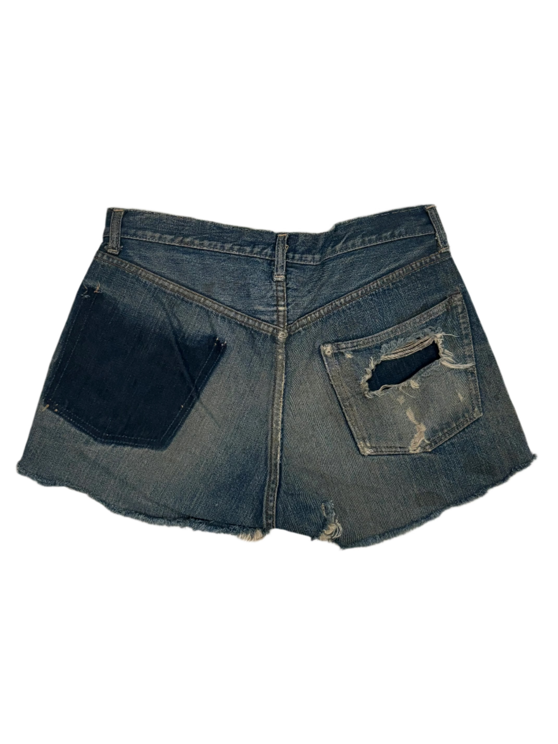 60s Vintage Levis 501 Selvedge Jean Shorts 32"