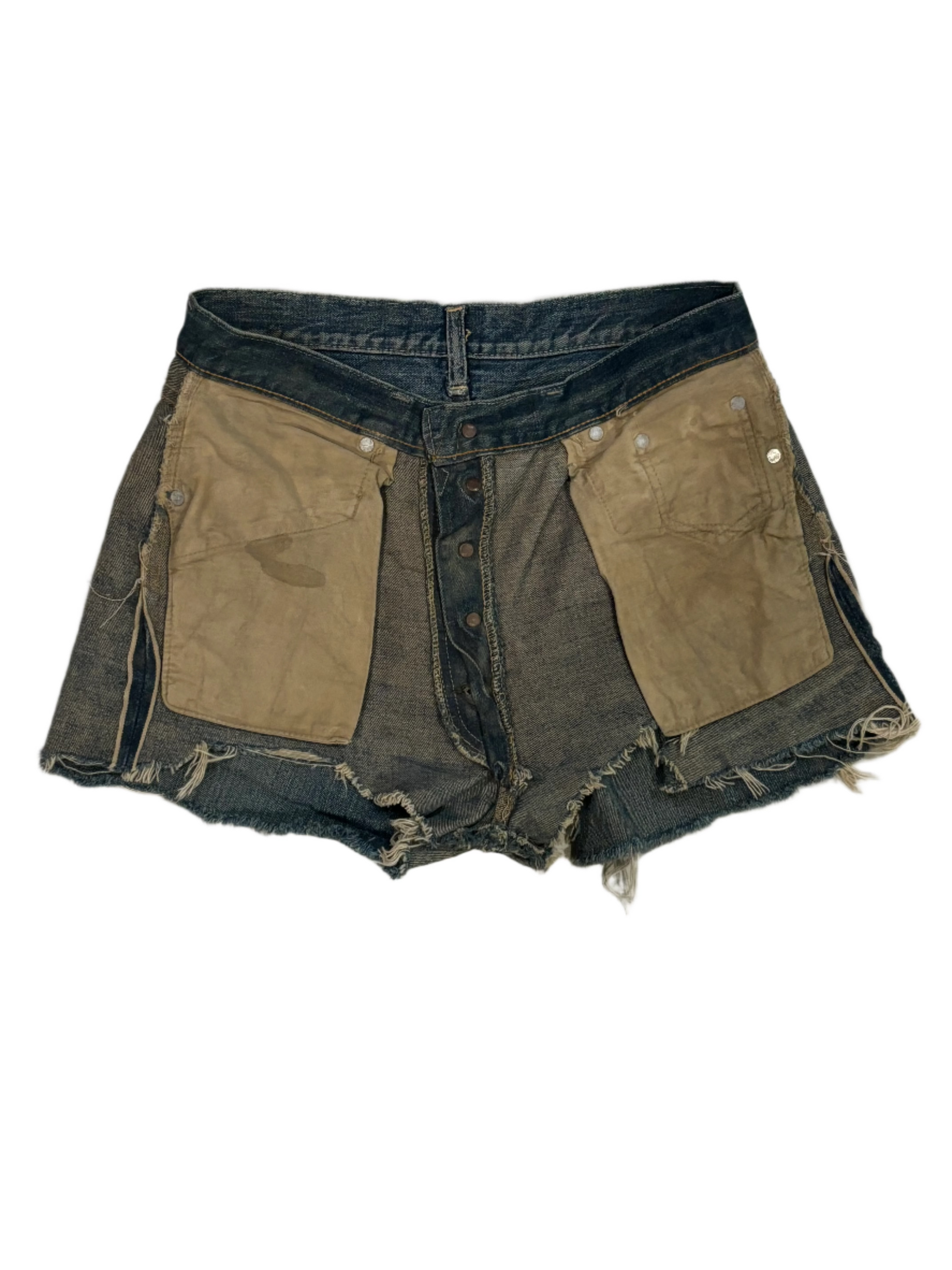 60s Vintage Levis 501 Selvedge Jean Shorts 32"