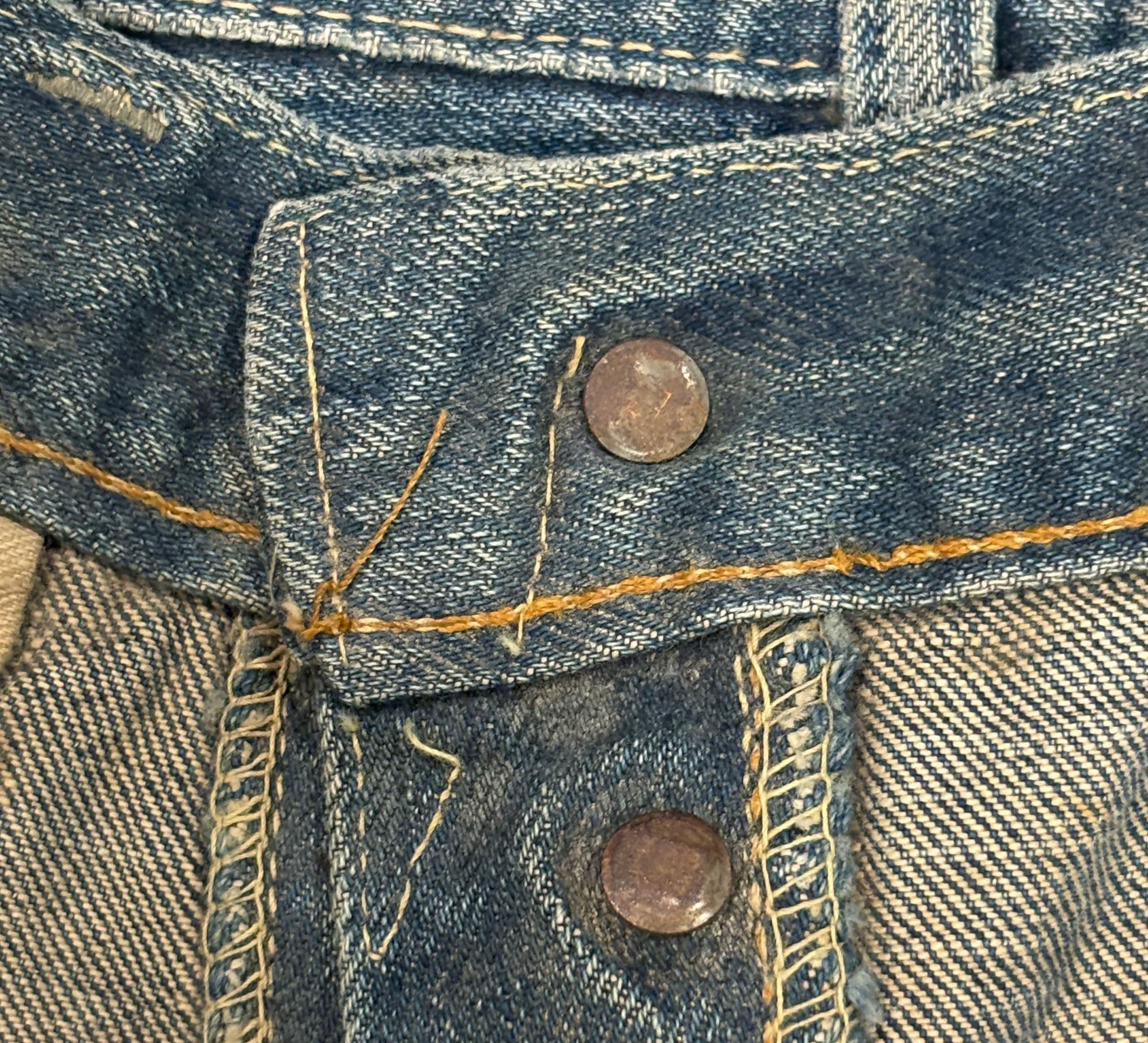 60s Vintage Levis 501 Selvedge Jean Shorts 32"