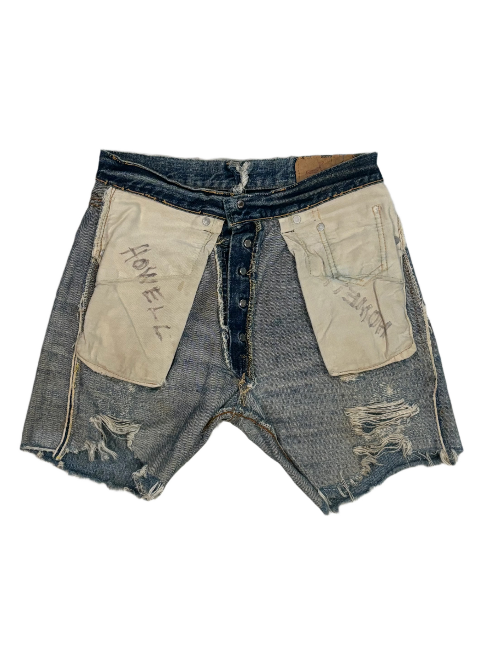 60s Vintage Levis 501 Selvedge Jean Shorts 28"