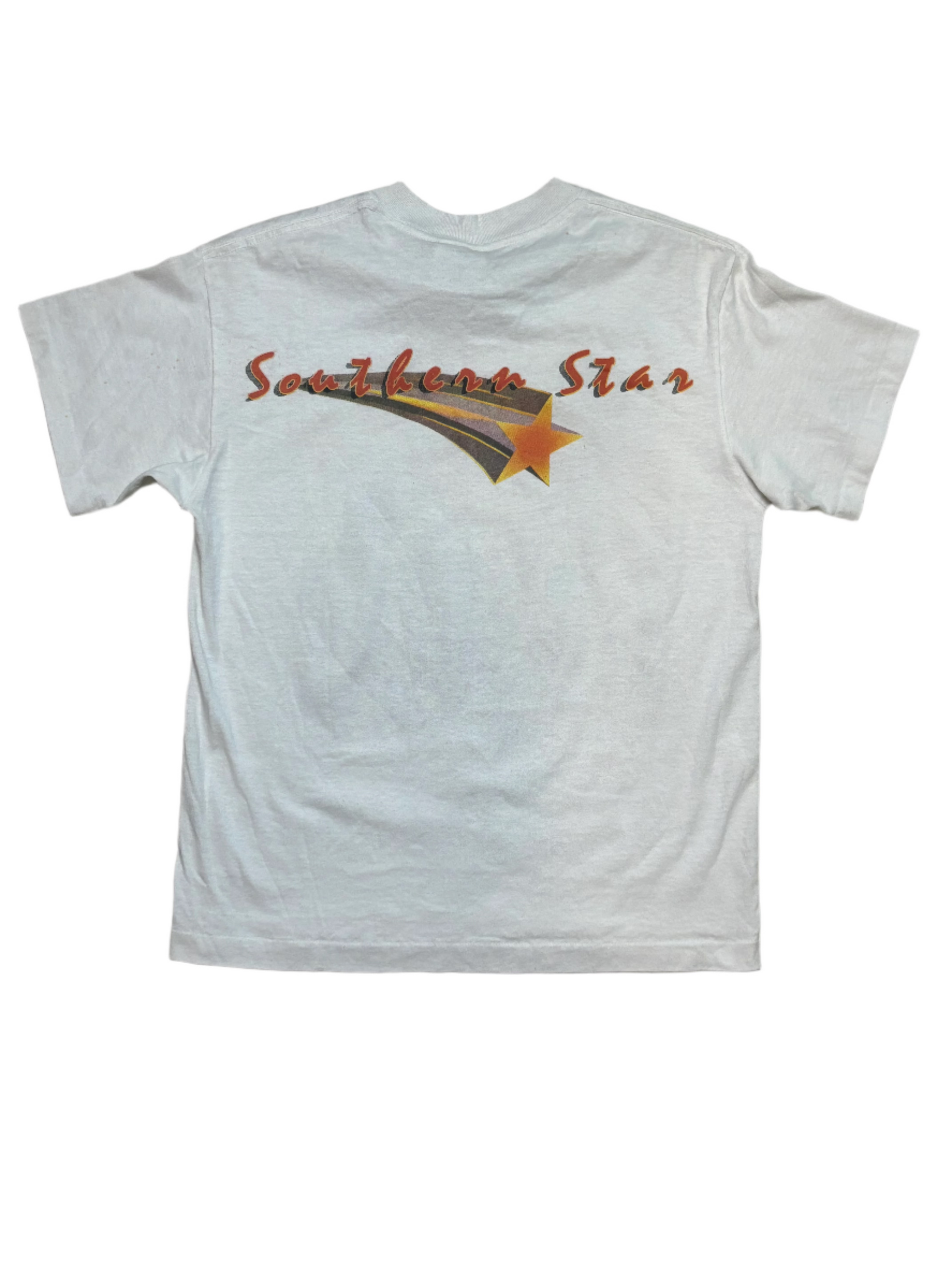 1980's Vintage White Alabama "Southern Star" T-Shirt - MED
