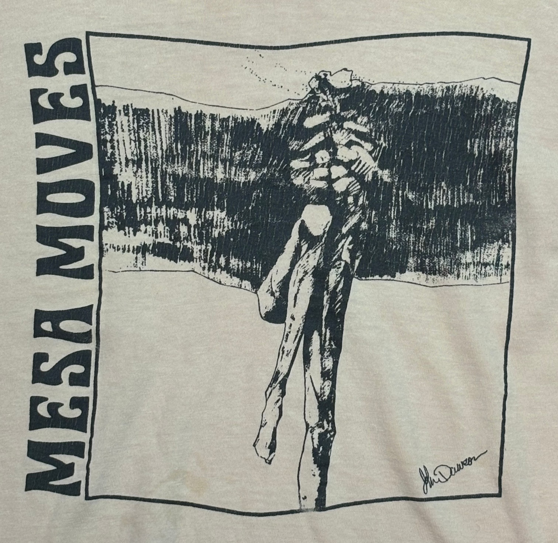 1970's Vintage John Dawson "Mesa Moves" Tan T-Shirt - LRG