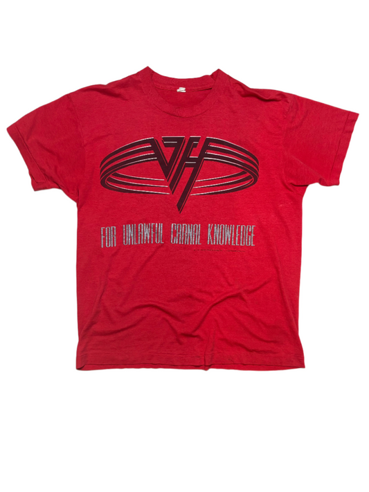 1991 Vintage Red Van Halen "Carnal Knowledge" T-Shirt - LRG