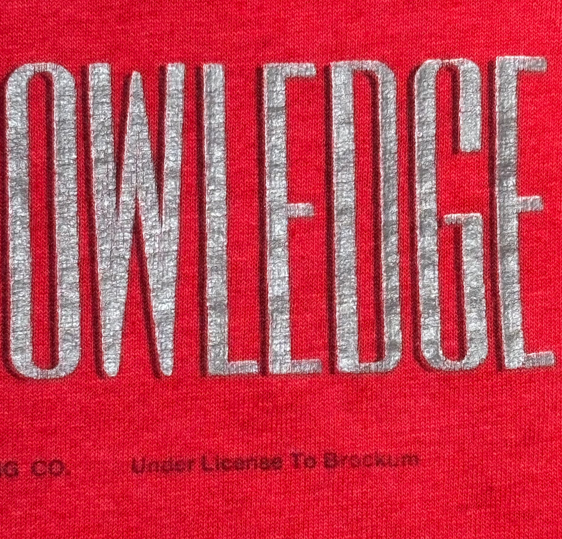 1991 Vintage Red Van Halen "Carnal Knowledge" T-Shirt - LRG