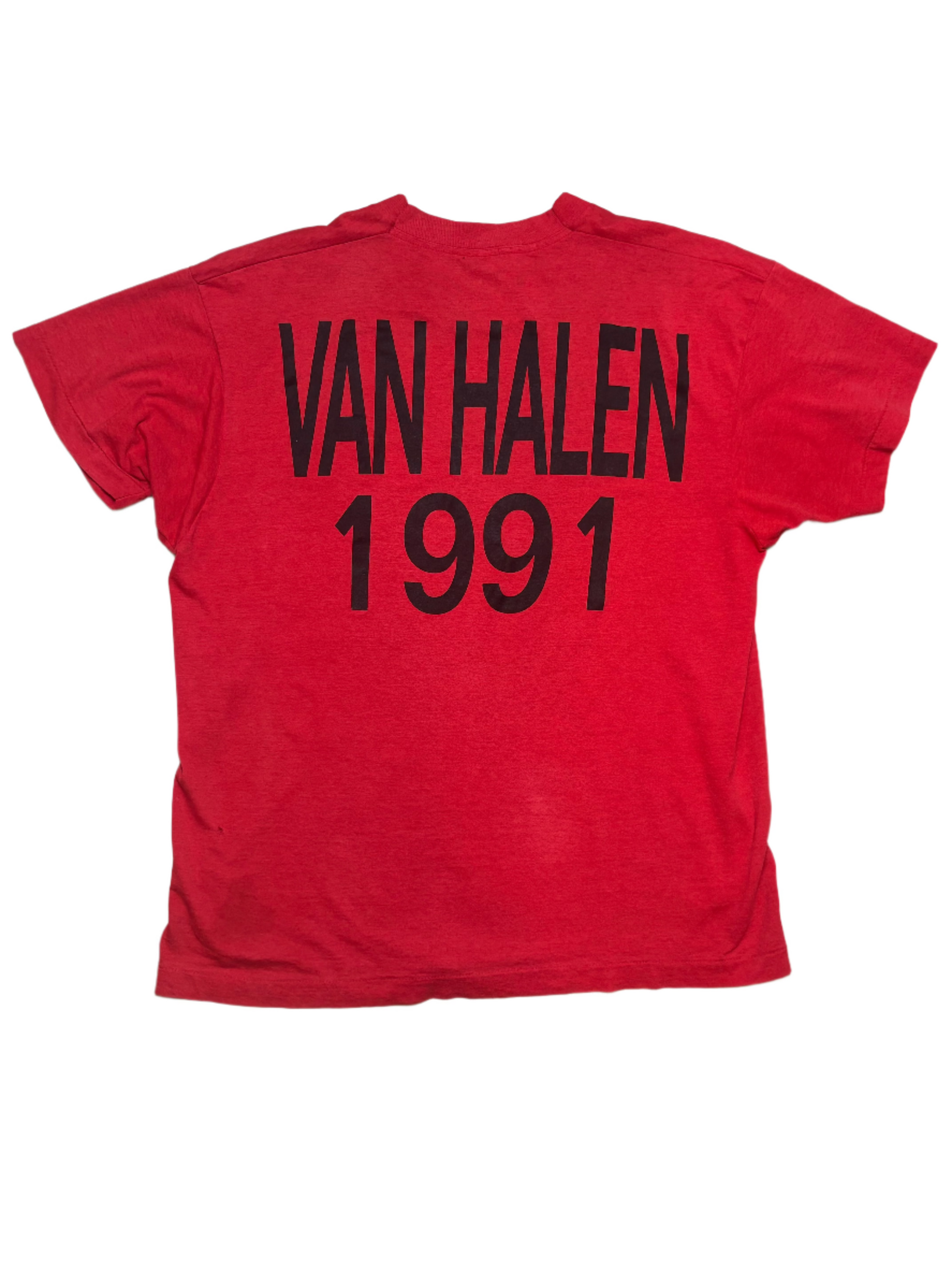1991 Vintage Red Van Halen "Carnal Knowledge" T-Shirt - LRG
