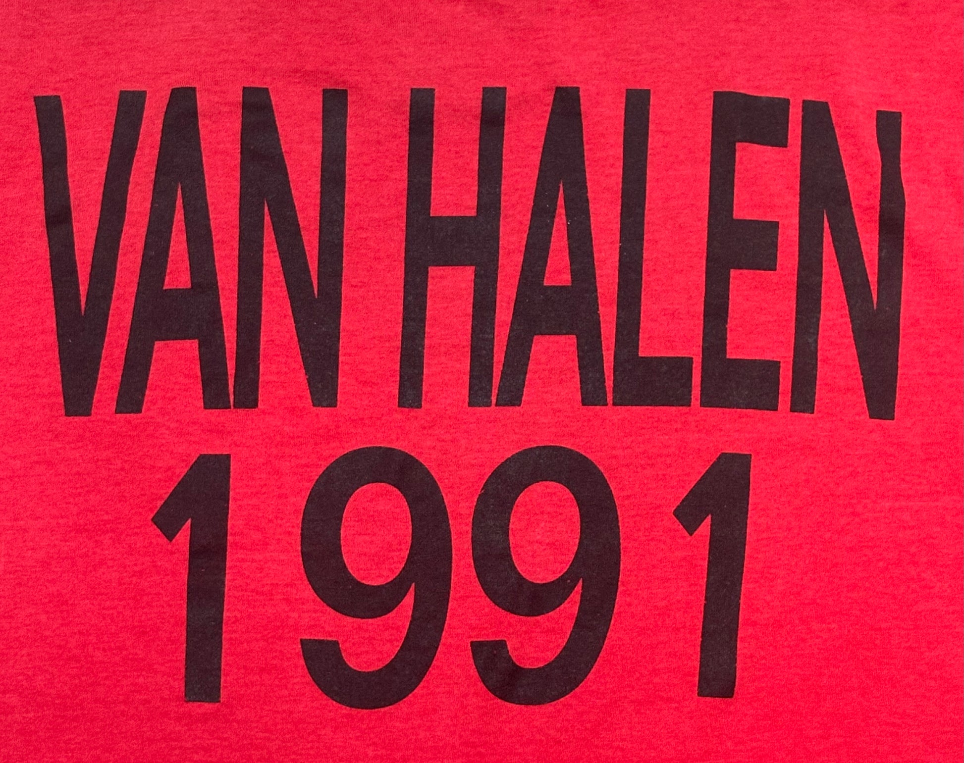 1991 Vintage Red Van Halen "Carnal Knowledge" T-Shirt - LRG