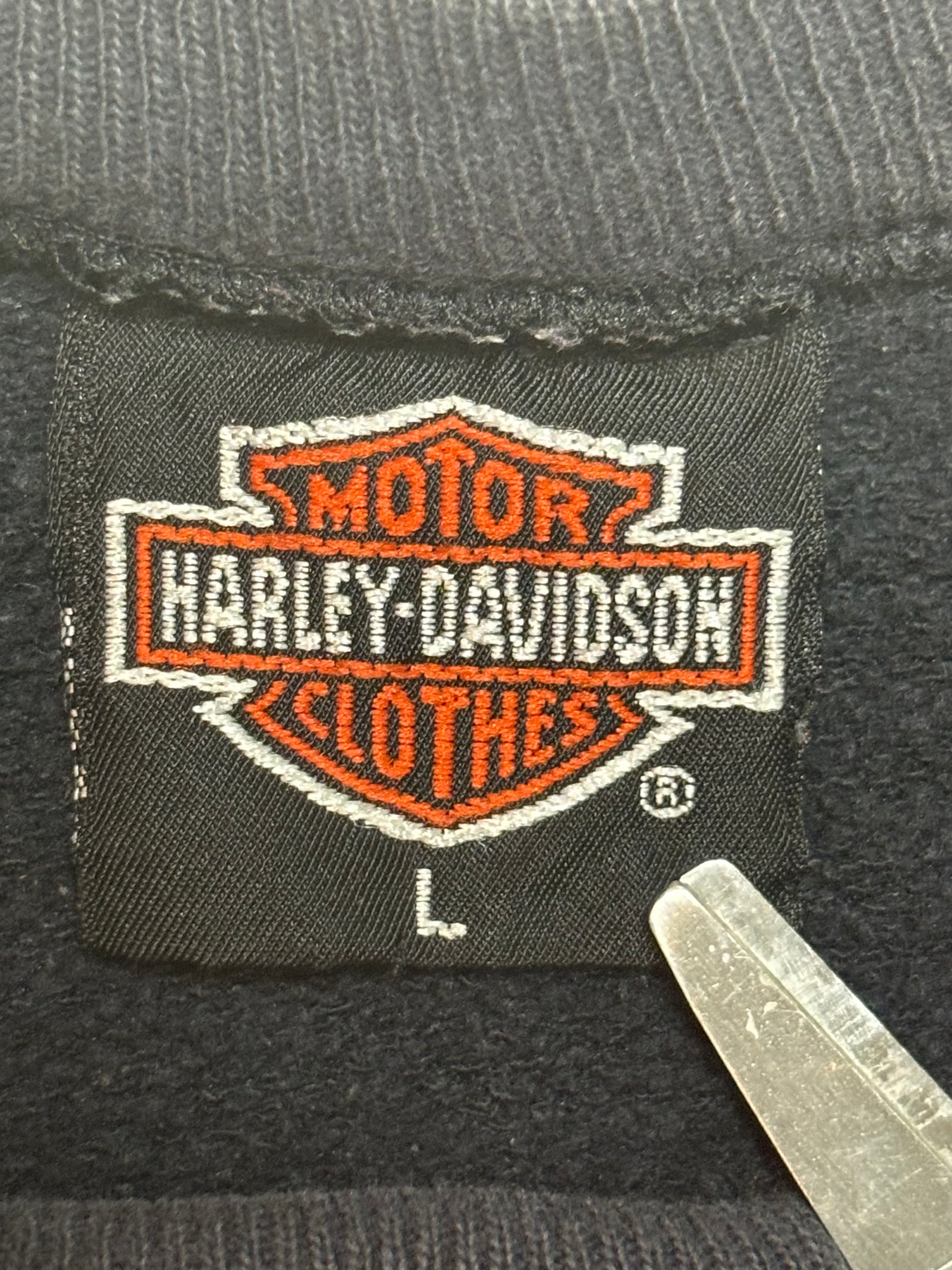 1990's Vintage Black Harley-Davidson "Sea to Shining Sea" Sweatshirt - LRG