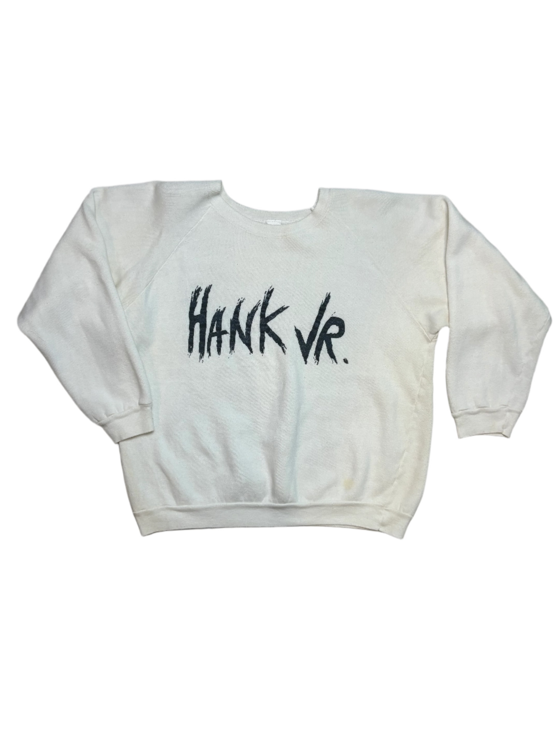 1980's Vintage White/Black Hank Jr. Sweatshirt - LRG