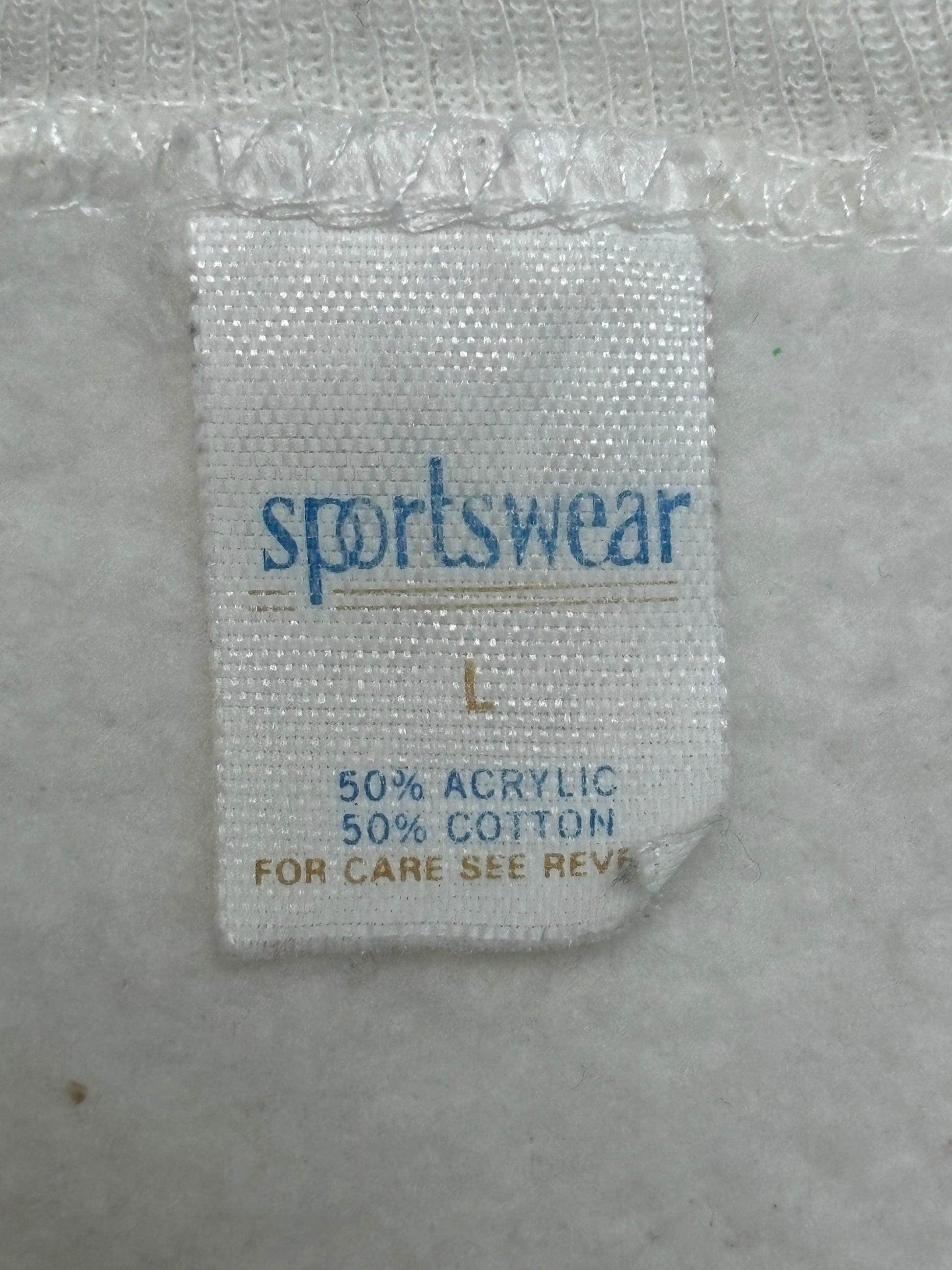 1980's Vintage White/Black Hank Jr. Sweatshirt - LRG