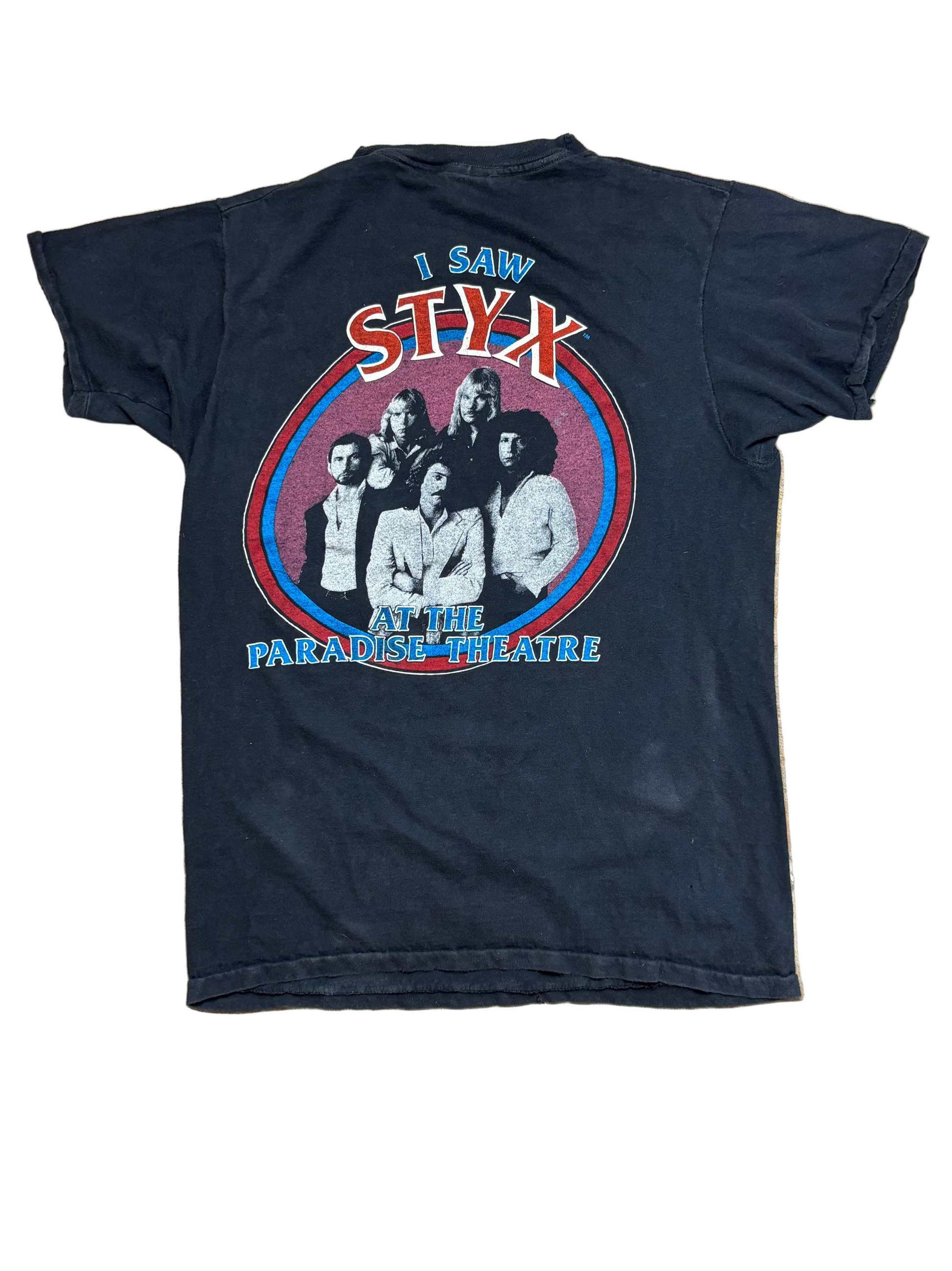 1981 Vintage Navy Styx "World Tour '81" T-Shirt - XS