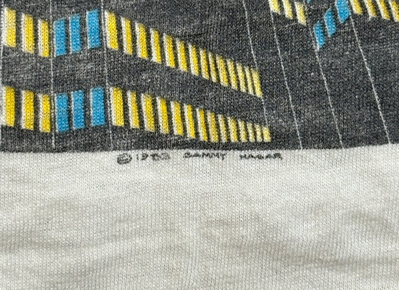 1983 Vintage White Sammy Hagar "Burning Through TX" Cut T-Shirt - SML