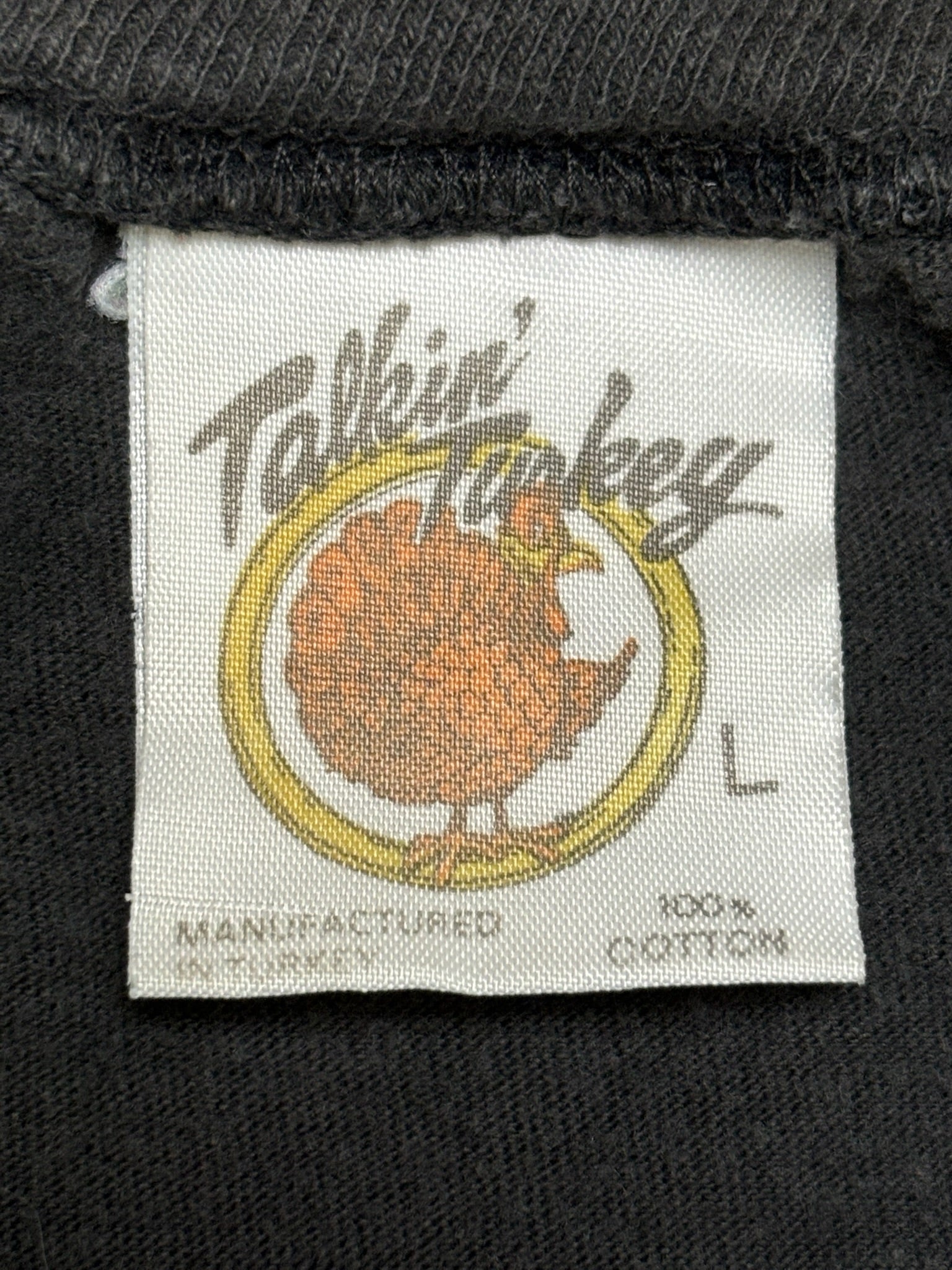 1970s Vintage Black Led Zepplin IV "Zoso" Bootleg T-Shirt - SML