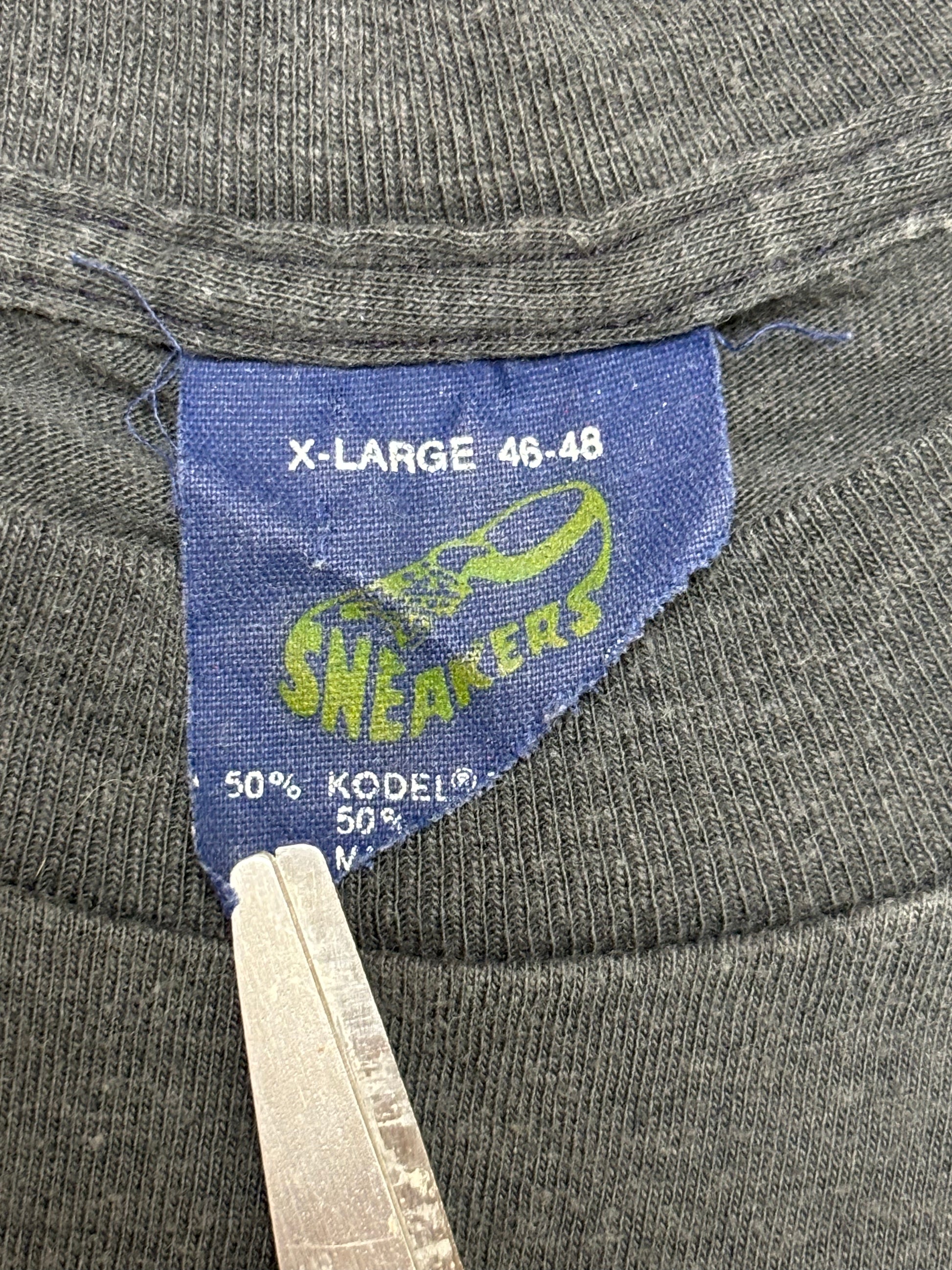 1983 Vintage Black AC DC "Flick of the Switch" T-Shirt - MED