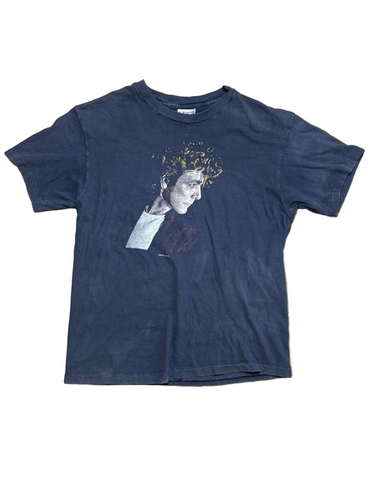 1985 Vintage Black Robert Plant "World Tour" T-Shirt - SML