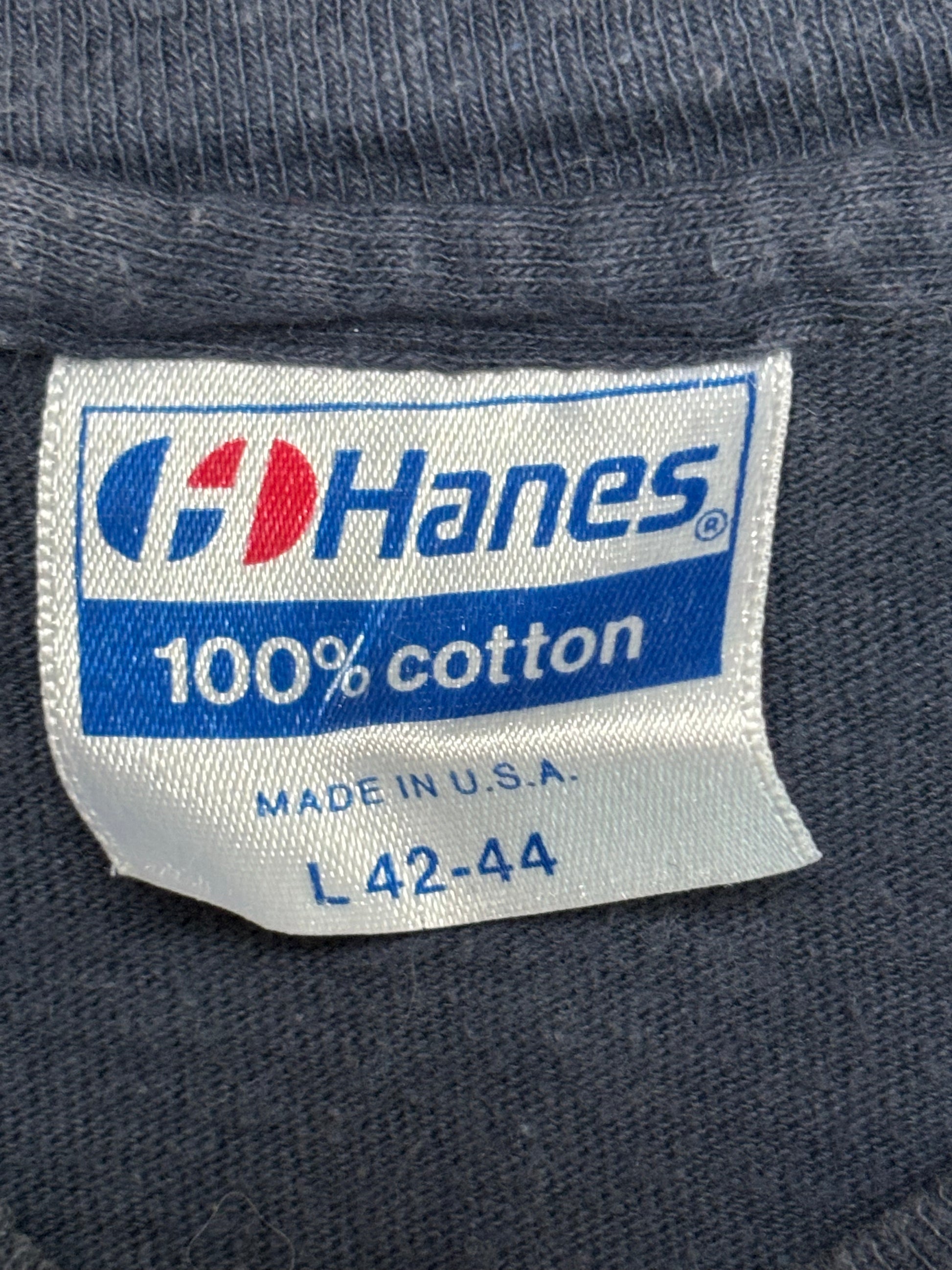 1985 Vintage Black Robert Plant "World Tour" T-Shirt - SML