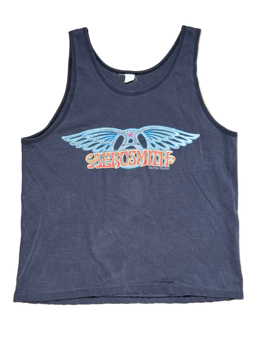 1990 Vintage Black Aerosmith Muscle Tank - LRG