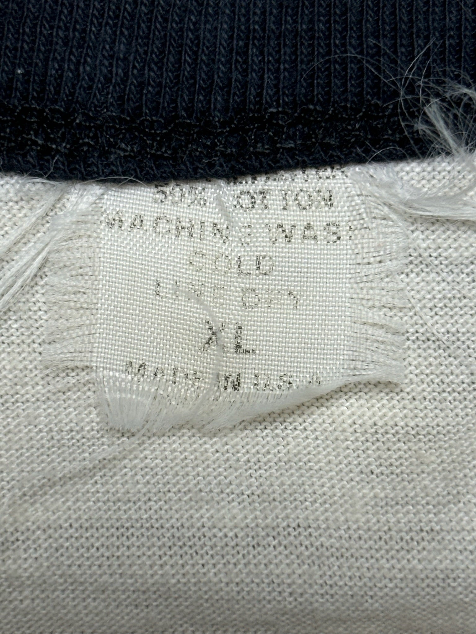 1986 Vintage White/Black The Firm "All Kings Horses" Raglan T-Shirt - MED