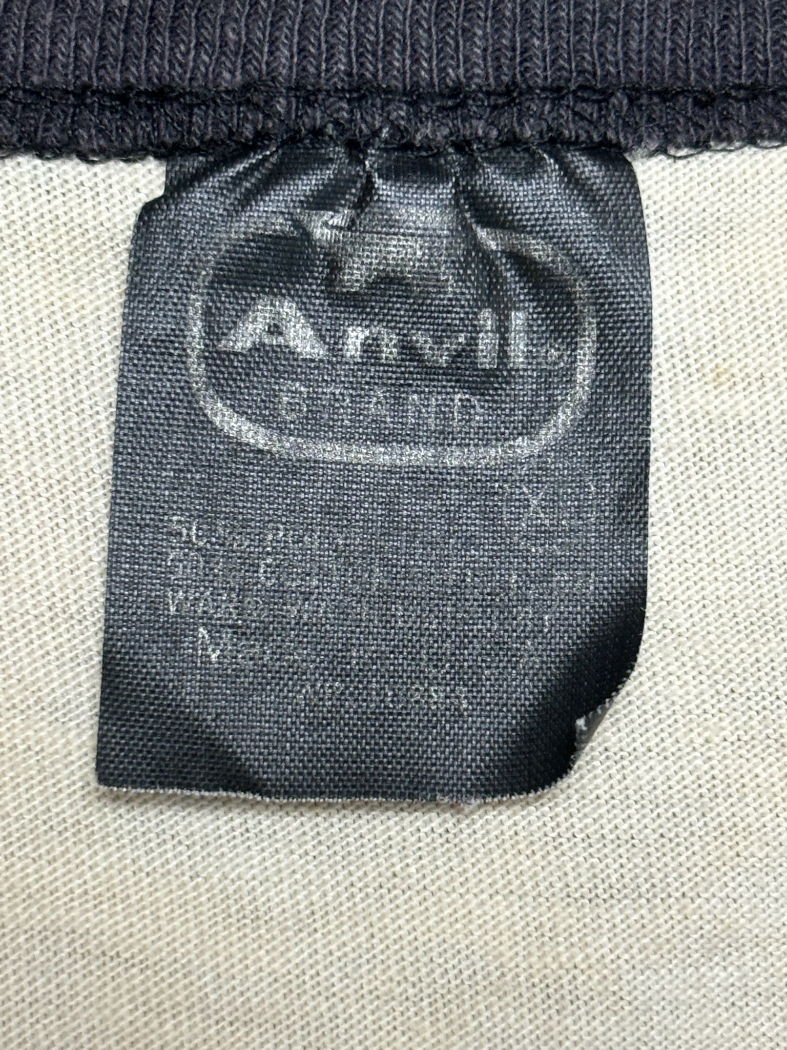 1982 Vintage White/Black Van Halen "Live Lion" Raglan T-Shirt - MED