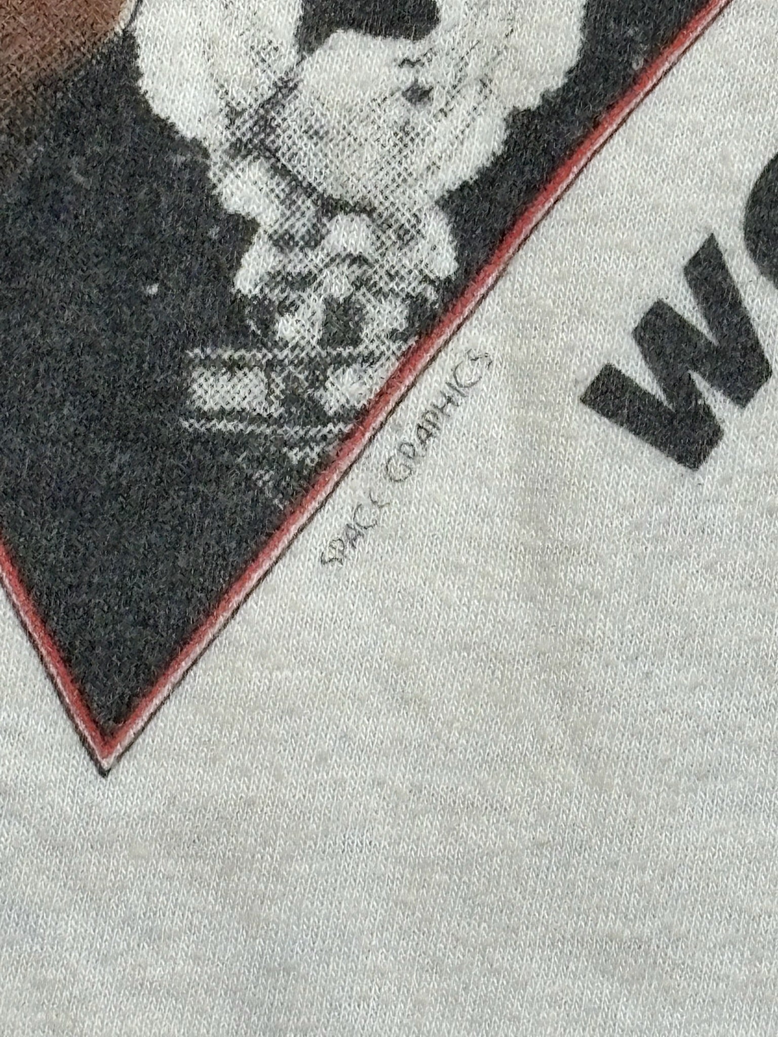 1983 Vintage White/Black ACDC "Flick Switch" Raglan T-Shirt - MED