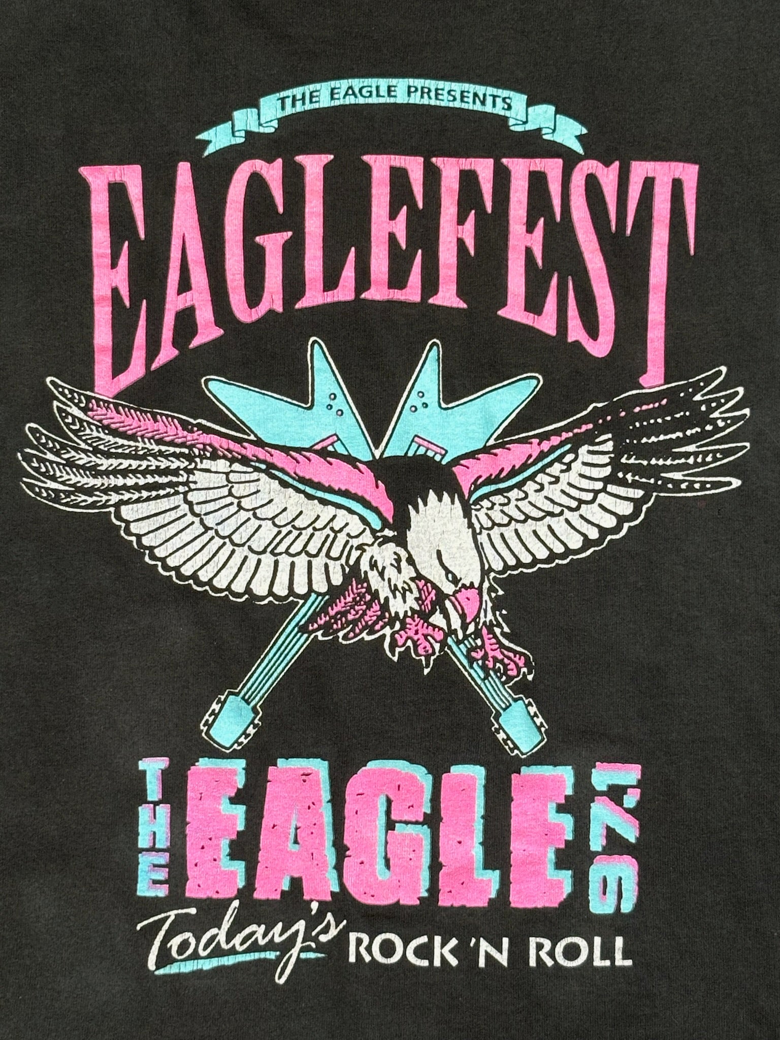 1993 Vintage Black Eagle Fest 97.1 Presents Muscle Tank T-Shirt - XL
