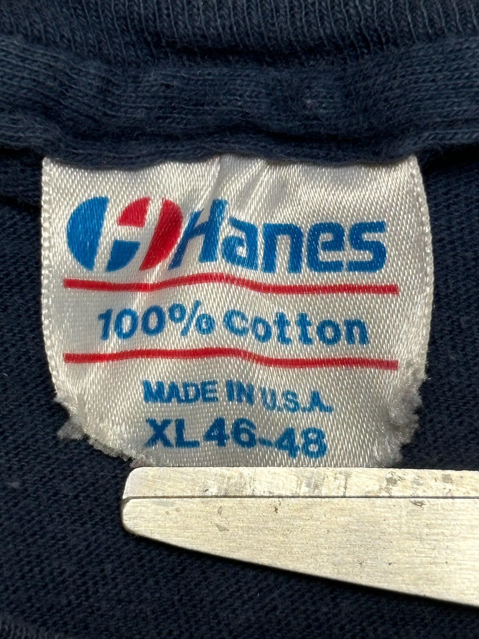 1970s Vintage Navy Q102 Texas Best Radio T-Shirt - MED