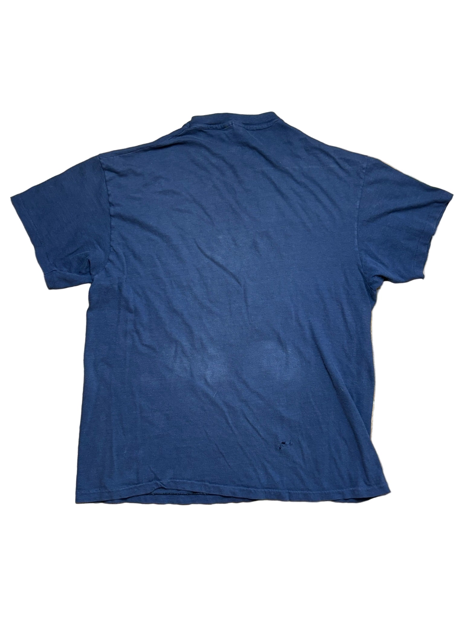 1970s Vintage Navy Q102 Texas Best Radio T-Shirt - MED