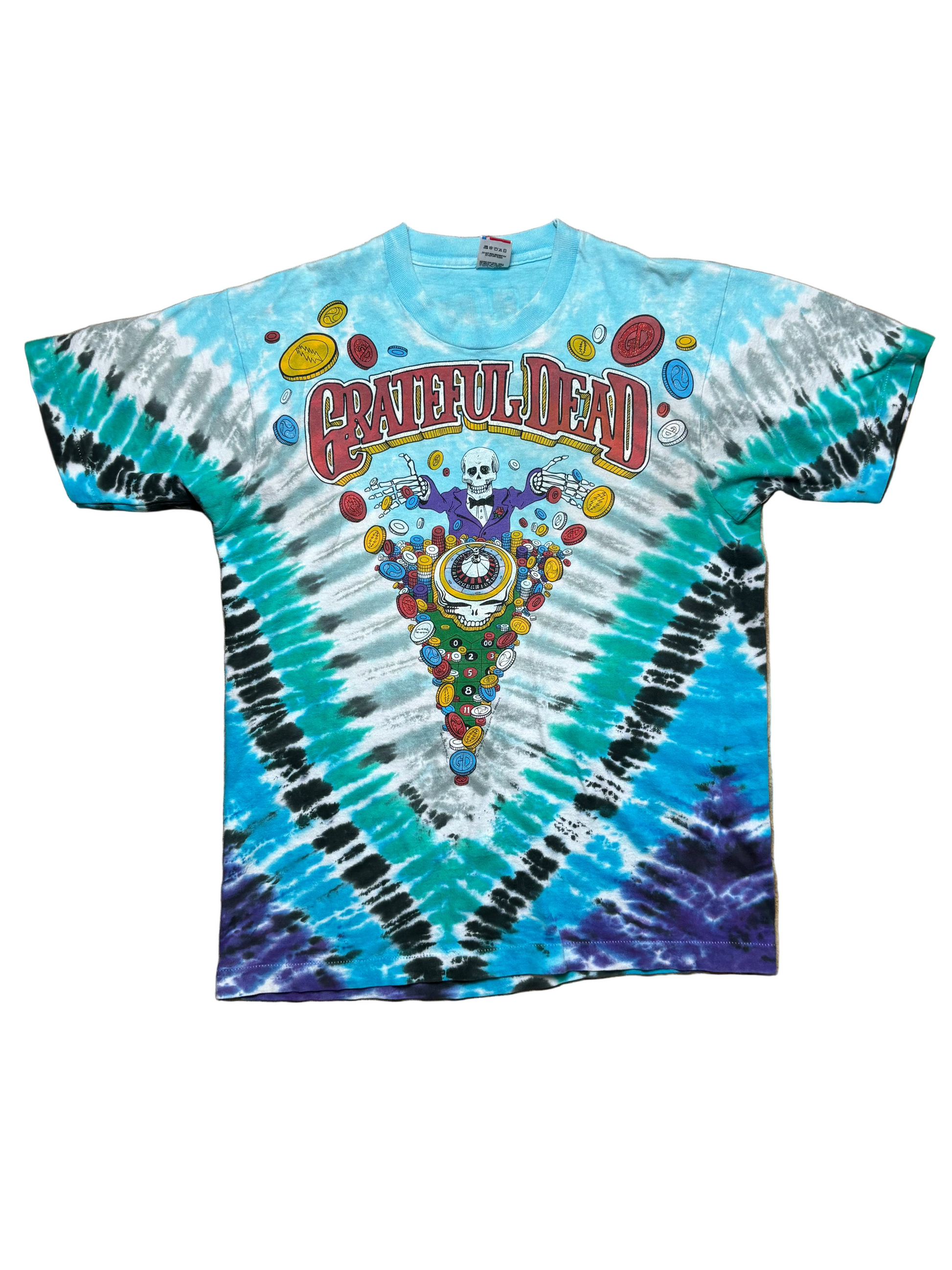 1991 Vintage Tie-Dye Grateful Dead Las Vegas T-Shirt - LRG