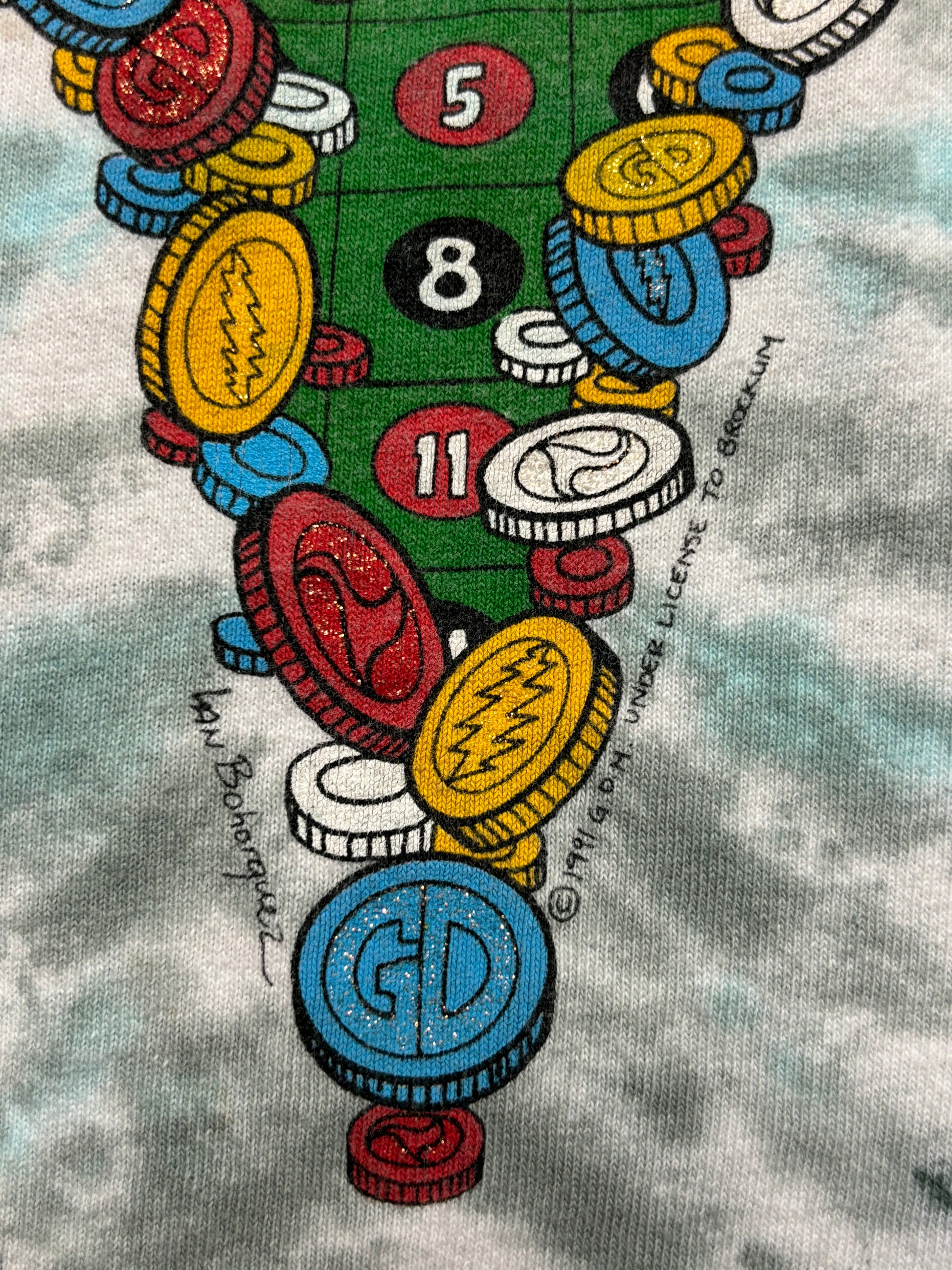 1991 Vintage Tie-Dye Grateful Dead Las Vegas T-Shirt - LRG