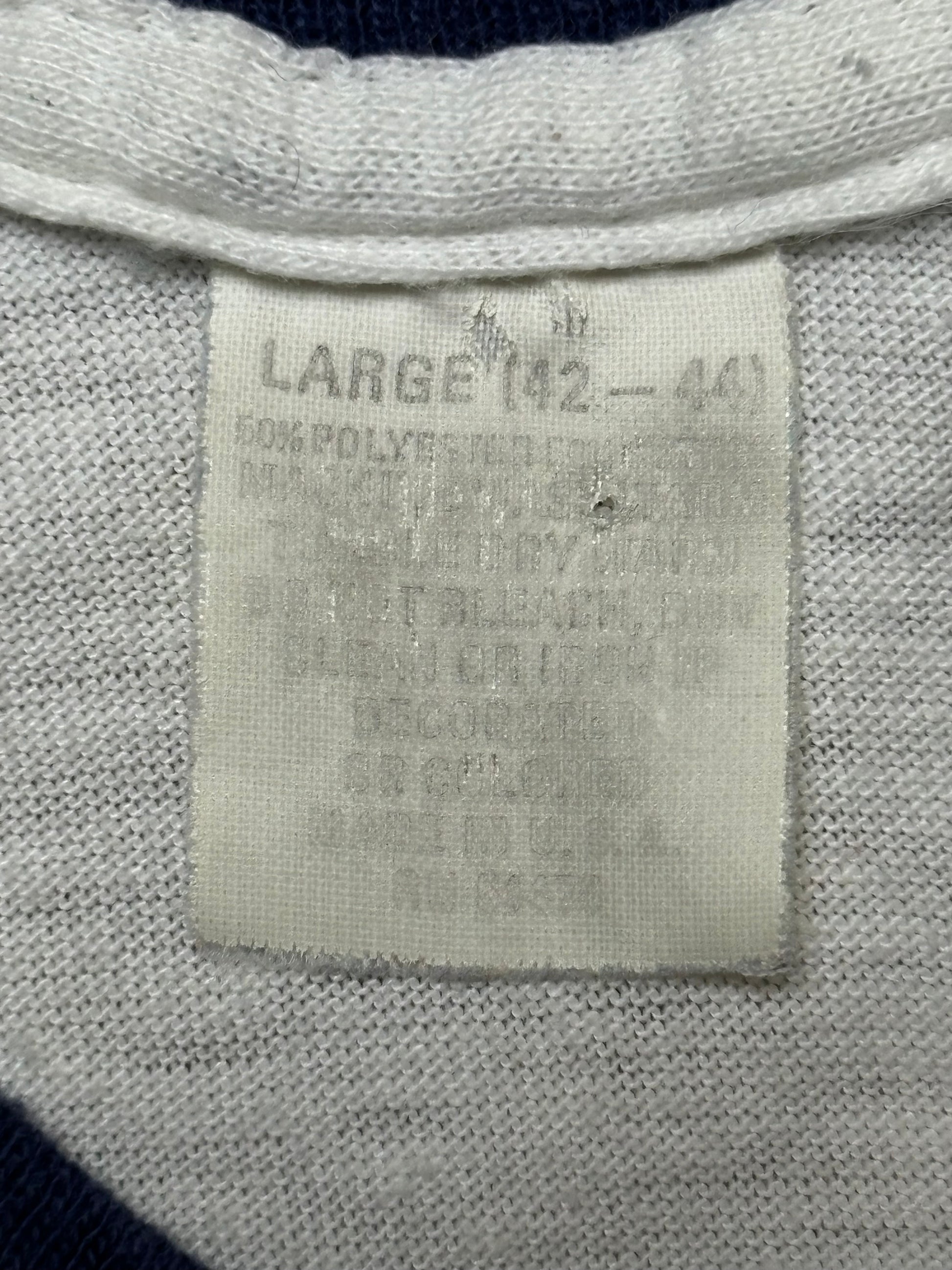 1978 Vintage White/Blue Super Jam Styx Ringer T-Shirt - XS