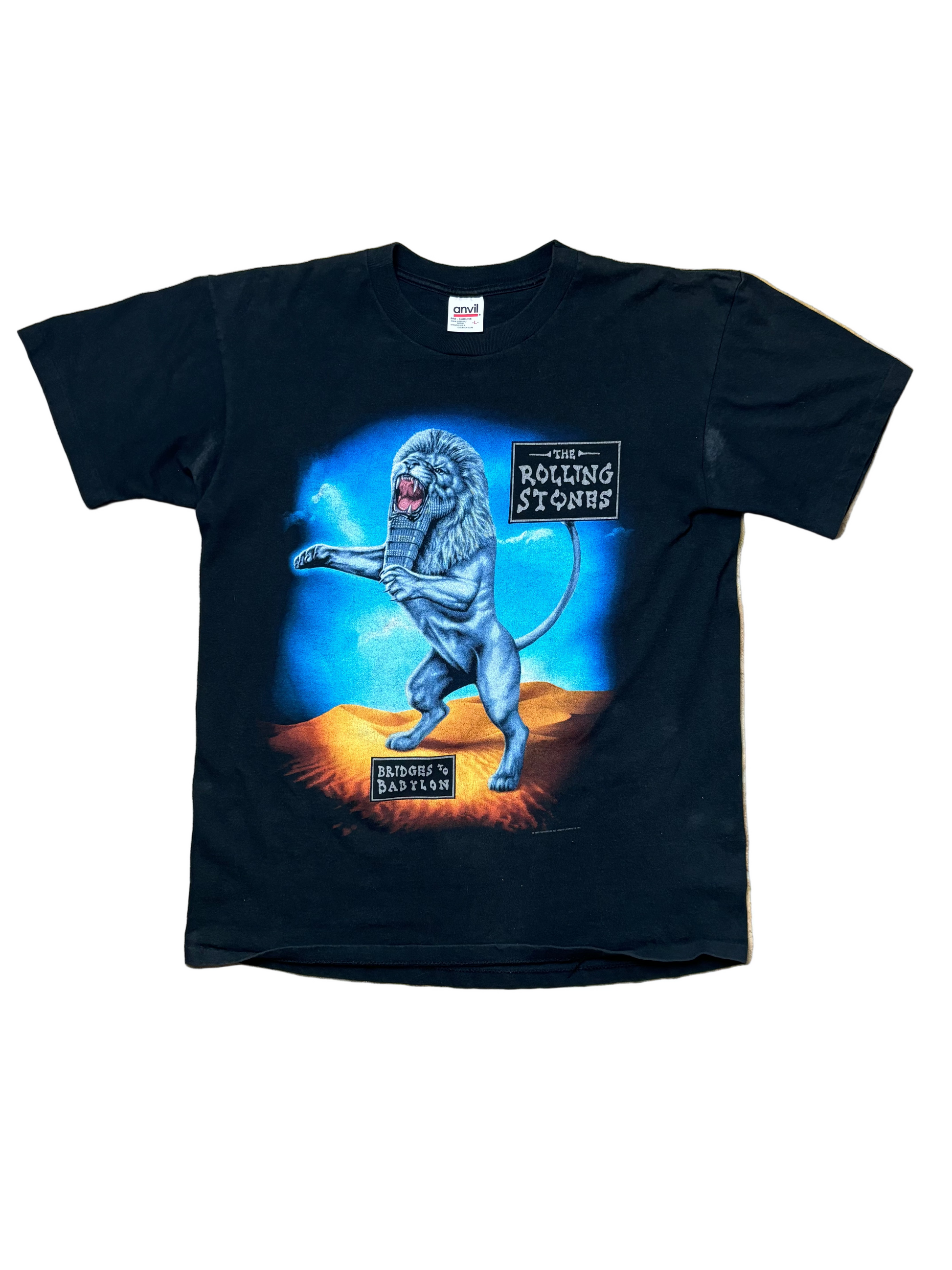 1997 Vintage Black Rolling Stones "Bridges to Babylon" T-Shirt - LRG