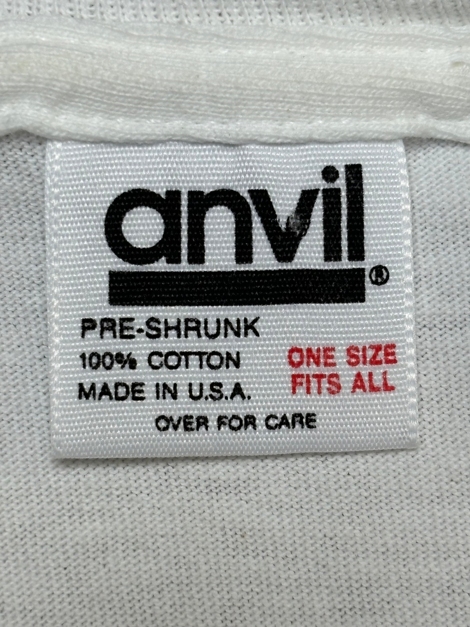 1993 Vintage White "Why Drink and Drive When You Can Smoke & Fly" Rasta T-Shirt - 3XL