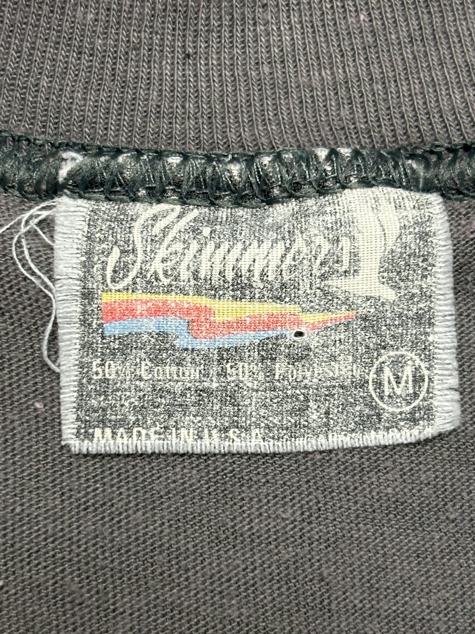 1989 Vintage Grey Loudon Motorcycle Classics Road Racing T-Shirt - SML