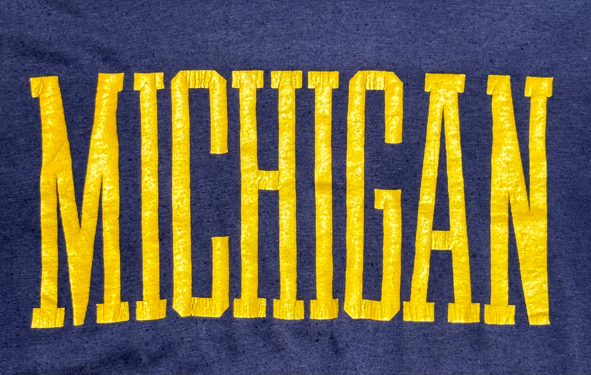 1970s Vintage Navy Blue Michigan State College T-Shirt - XS