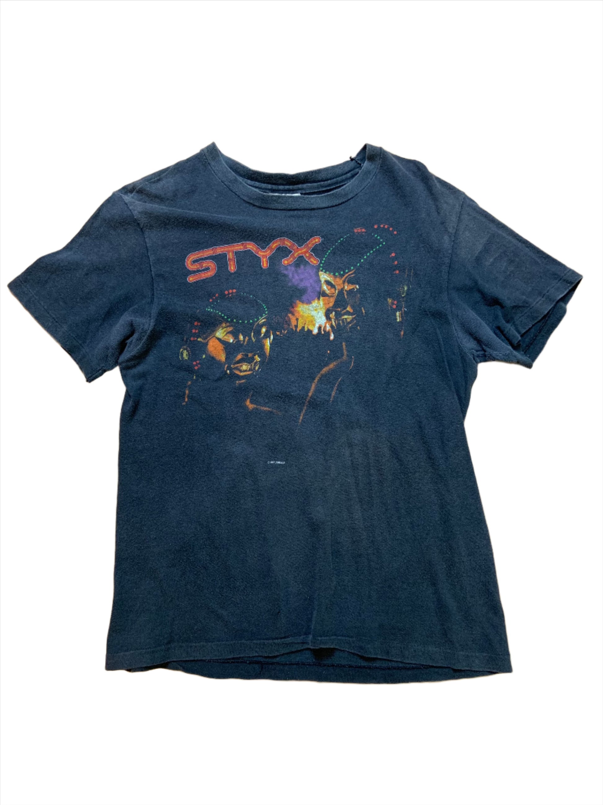 83' Vintage Styx "Kilroy Was Here" Tour Black T-Shirt - XS