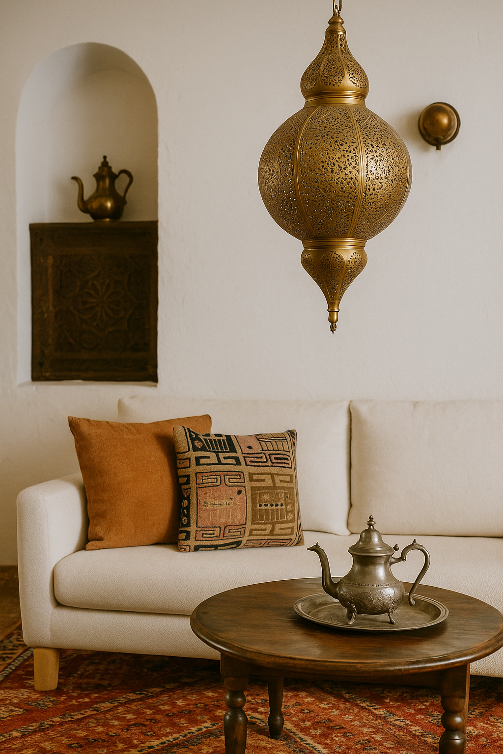 Moroccan Berber Mauve & Black Tapestry Pillowcase 2.04' x 1.25'