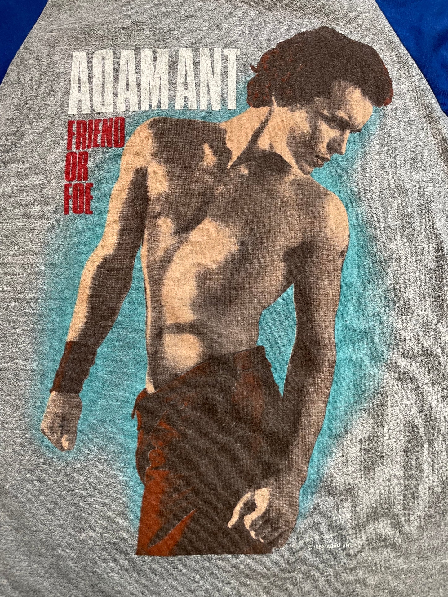 1983 Vintage Adam Ant "Pure Sex" Raglan T-Shirt - XS