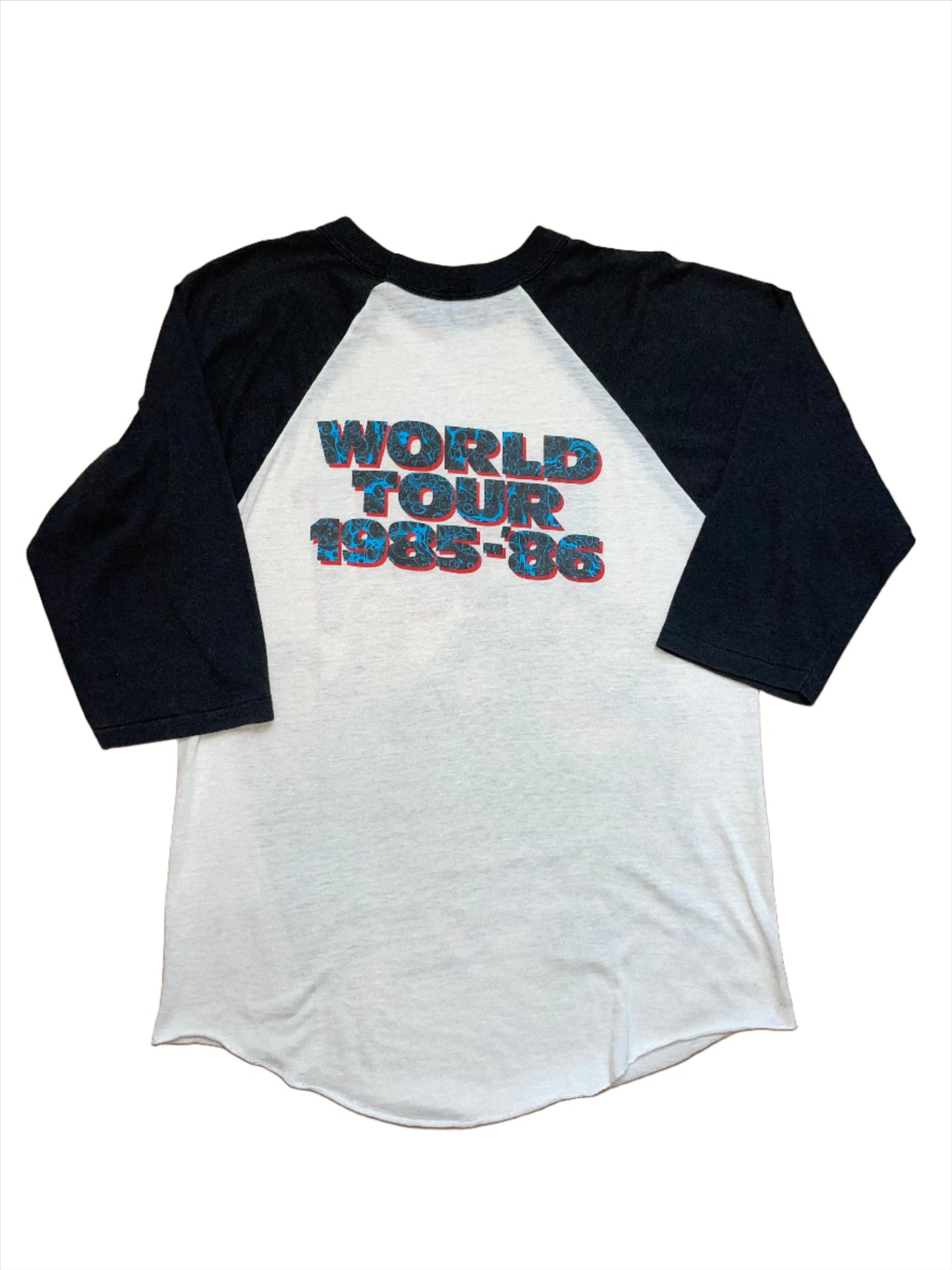 1985 Vintage Heart World Tour '85-86 Raglan T-Shirt - XS