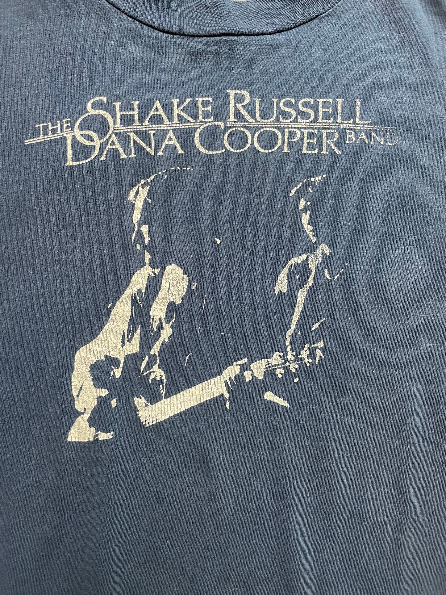 Vintage Shake Russell & Dana Cooper Blue T-Shirt - SM