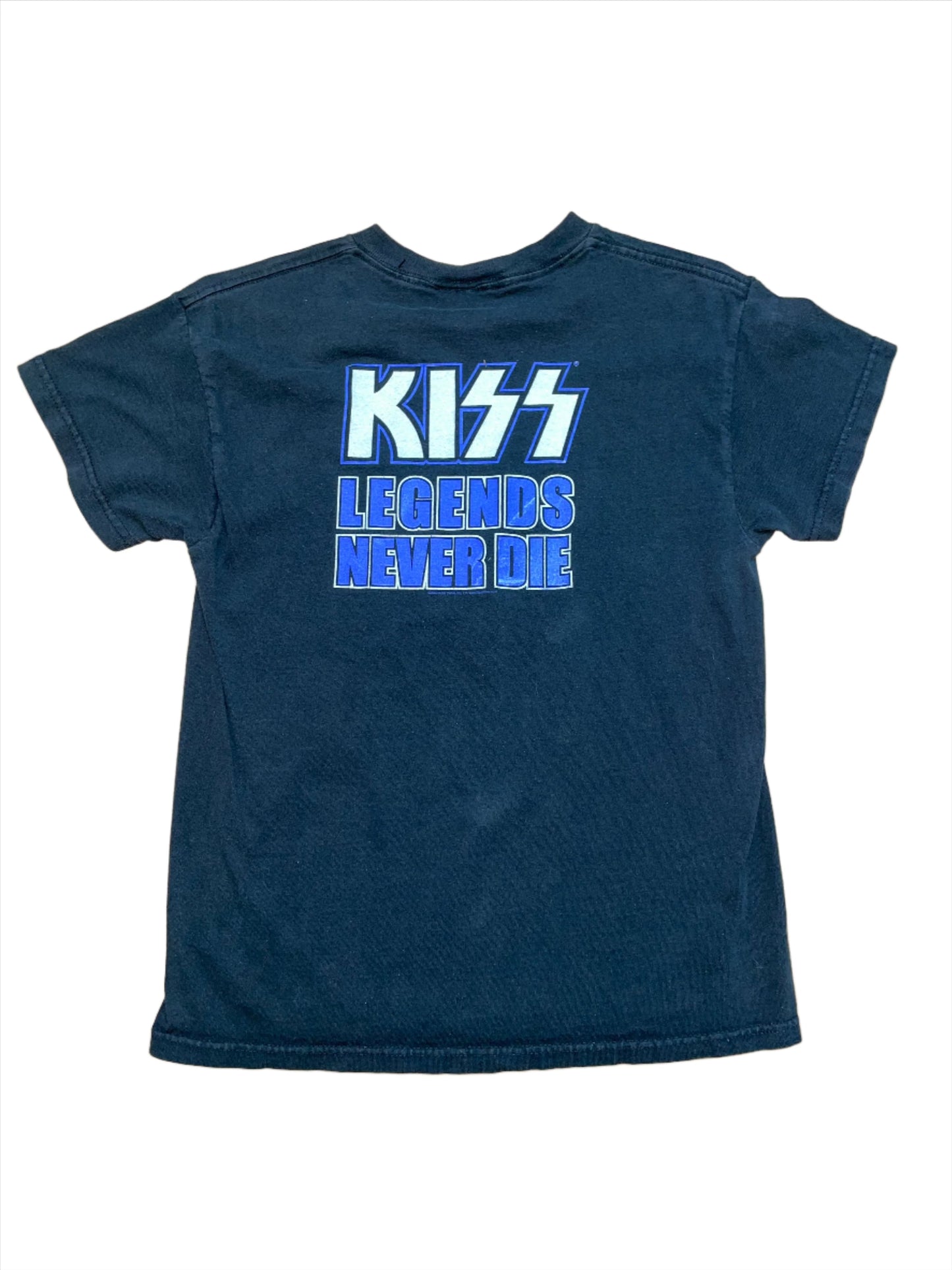 Vintage Y2K KISS Farewell Tour Black T-Shirt - XXS