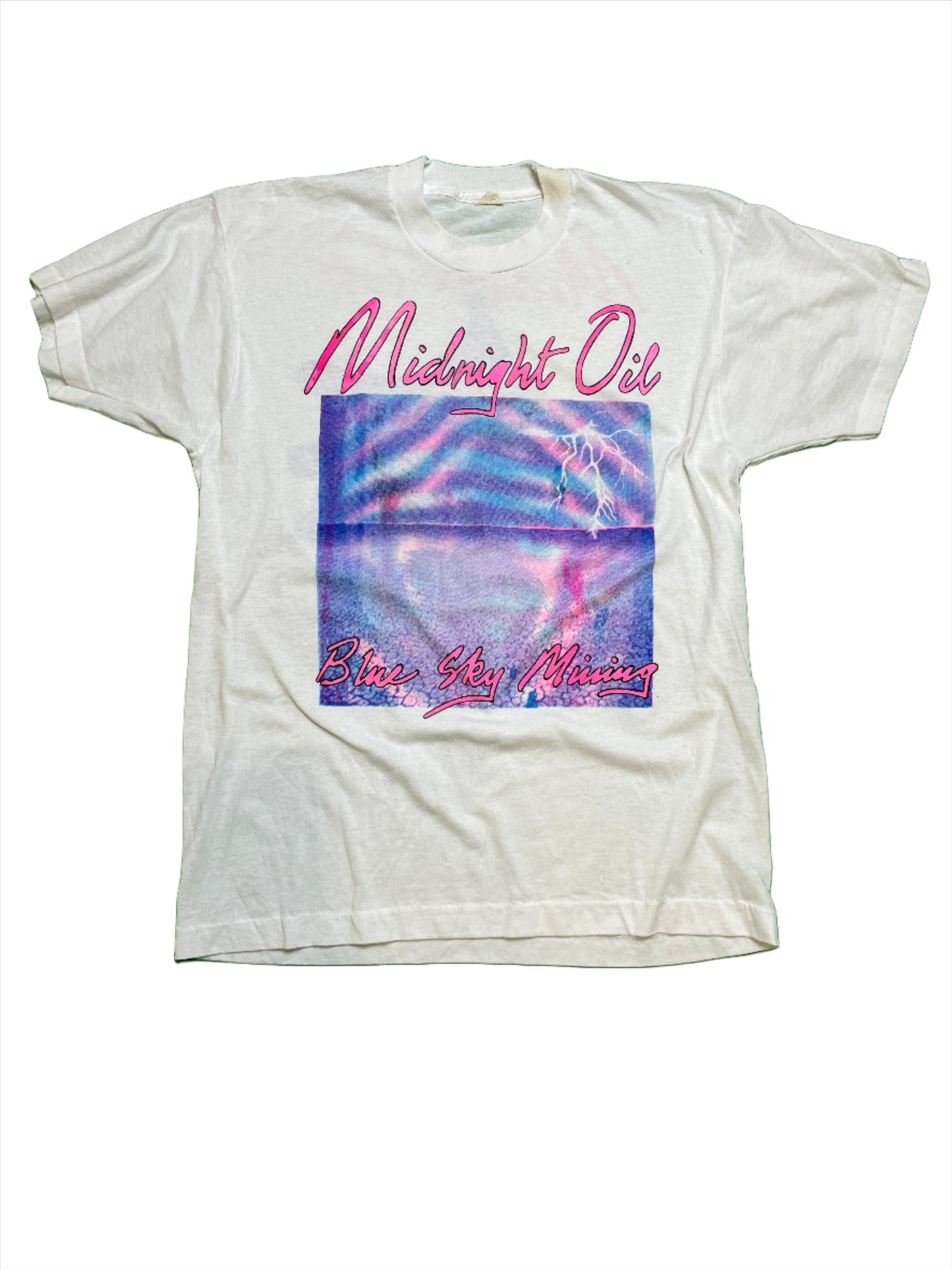 90' Vintage Midnight Oil "Blue Sky Mining" T-Shirt  - SM