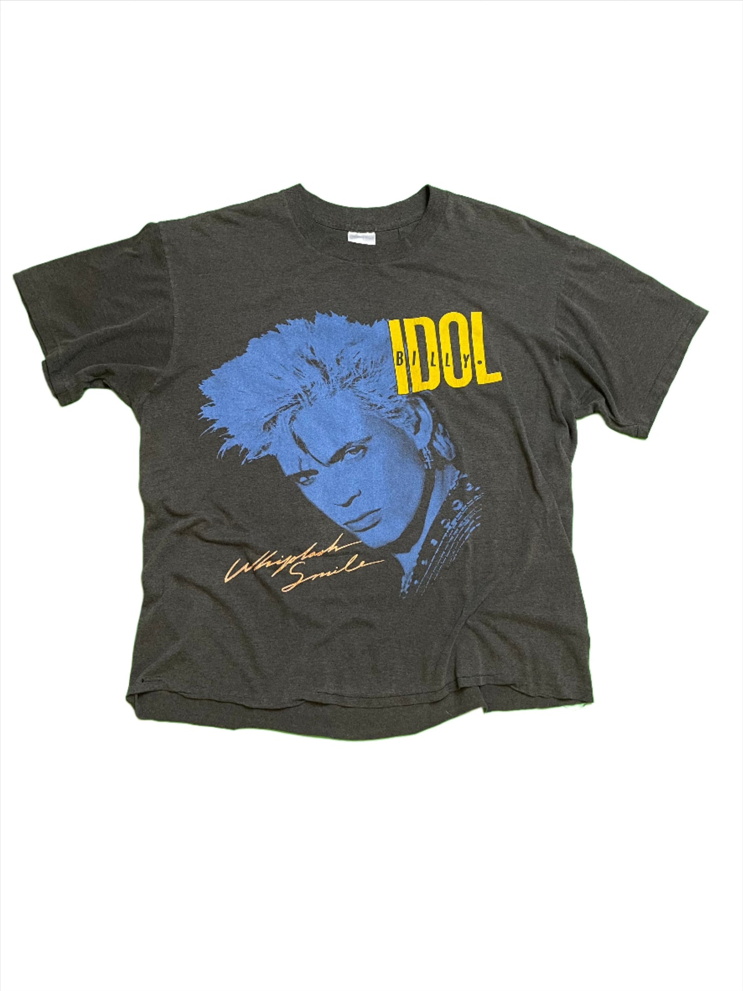 87' Vintage Billy Idol "Whiplash Smile" Black T-Shirt - XL