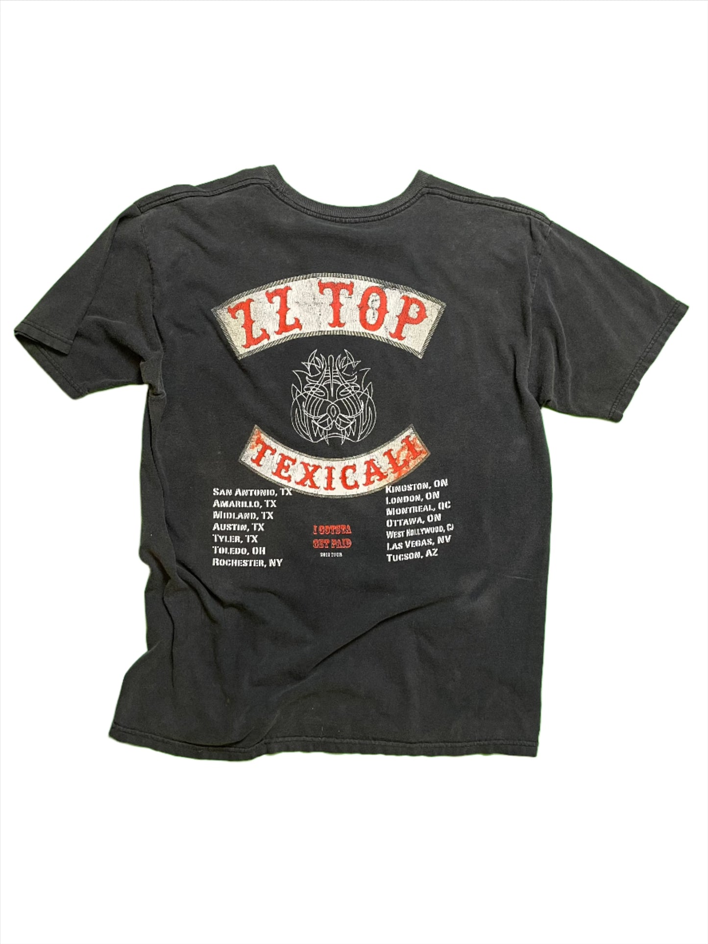 2012 Vintage ZZ Top Texicali "I Gotsta Get Paid" Tour T-Shirt - LRG