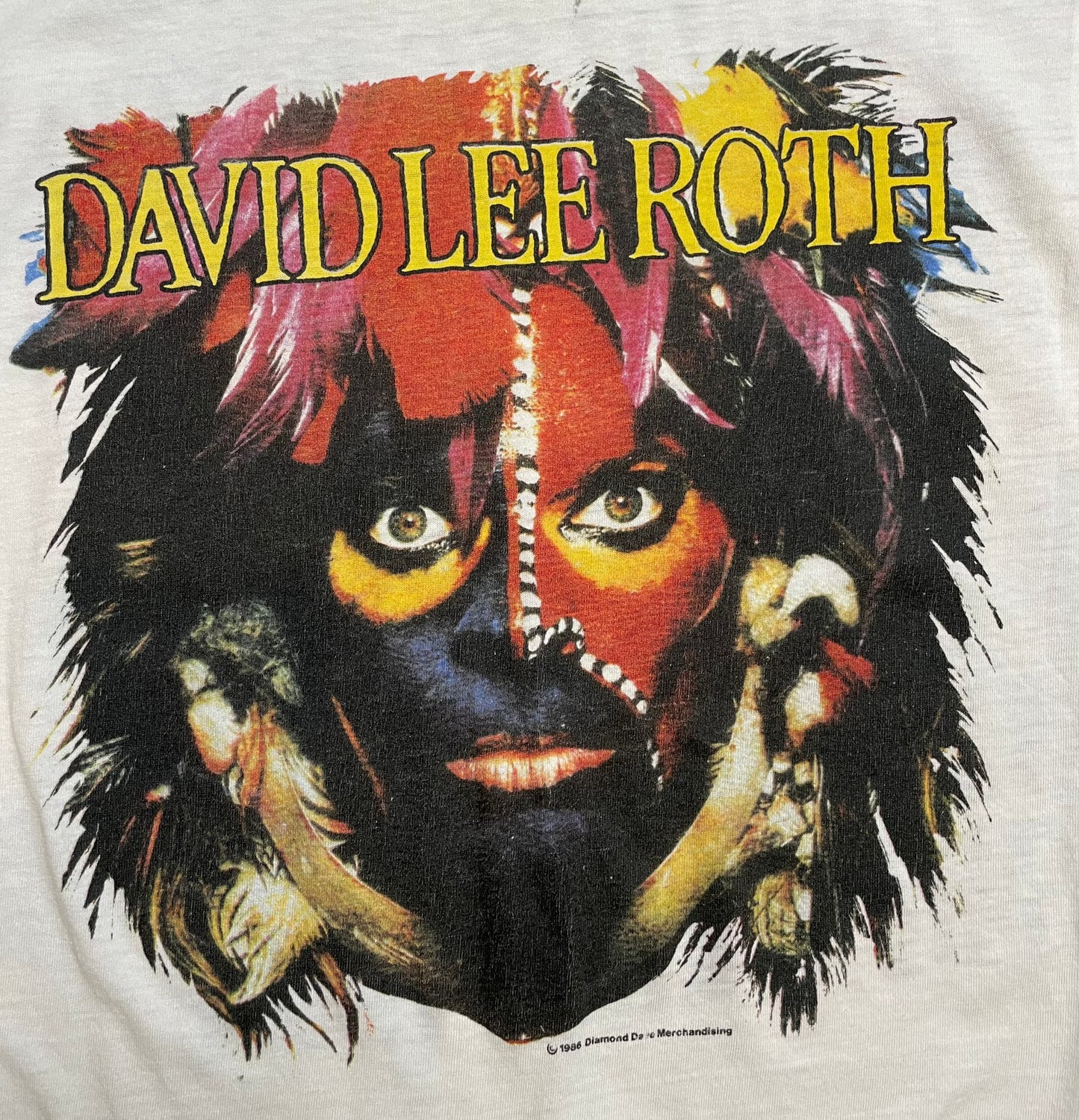 86' Vintage David Lee Roth "The World Tour" T-Shirt - XS