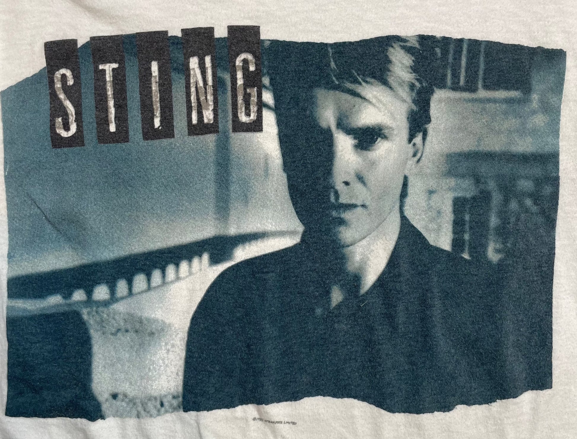 1985 Vintage Sting "Dream of the Blue Turtles" World Tour T-Shirt - XXS