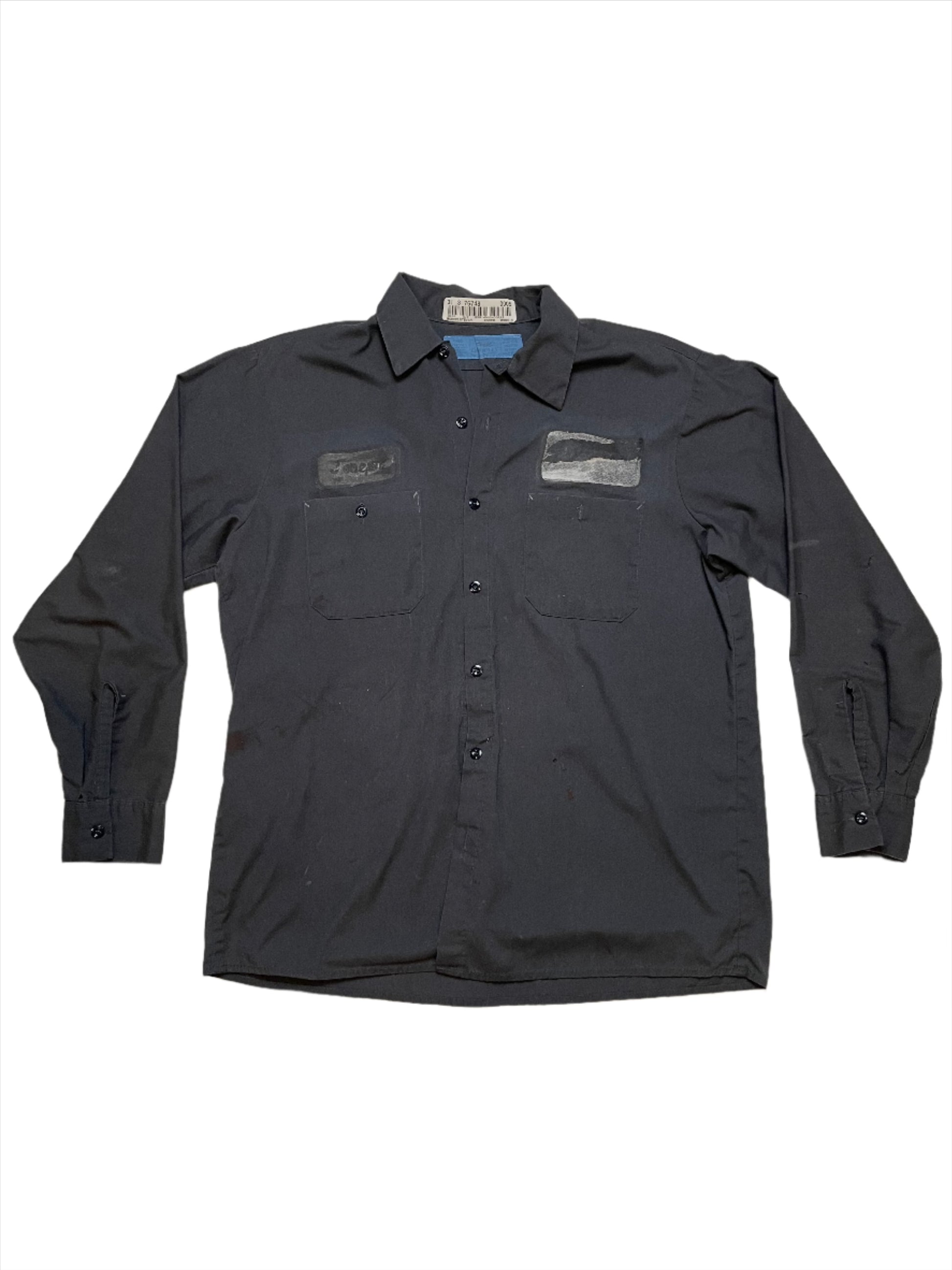 Vintage Grey Garage Work Shirt "Joseph"