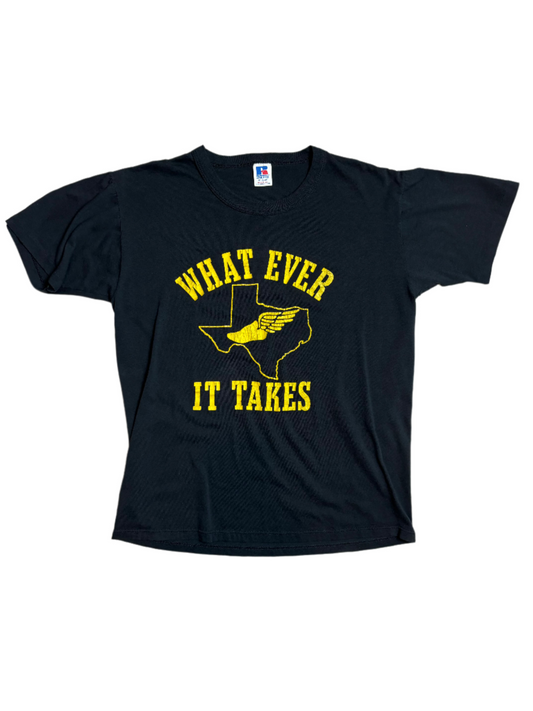 '91 Vintage "Whatever It Takes" Track Blk T-Shirt - LRG